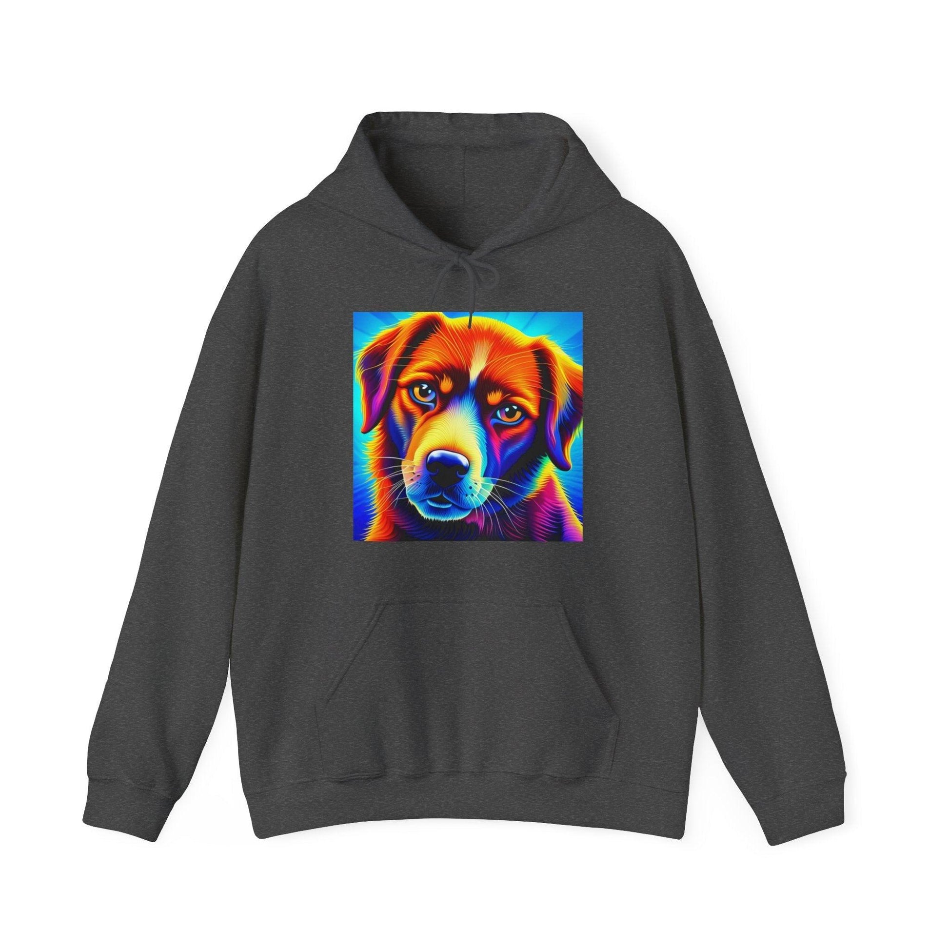 Prism Dog Unisex Heavy Blend™ Hooded Sweatshirt - Lizard Vigilante