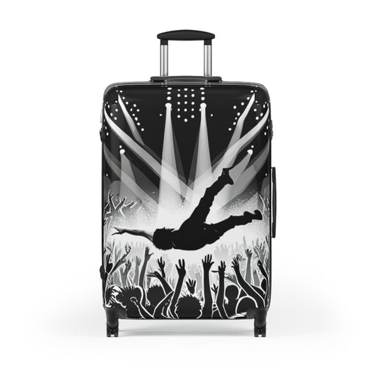 Crowd Surfing Metal Music Suitcase - Lizard Vigilante