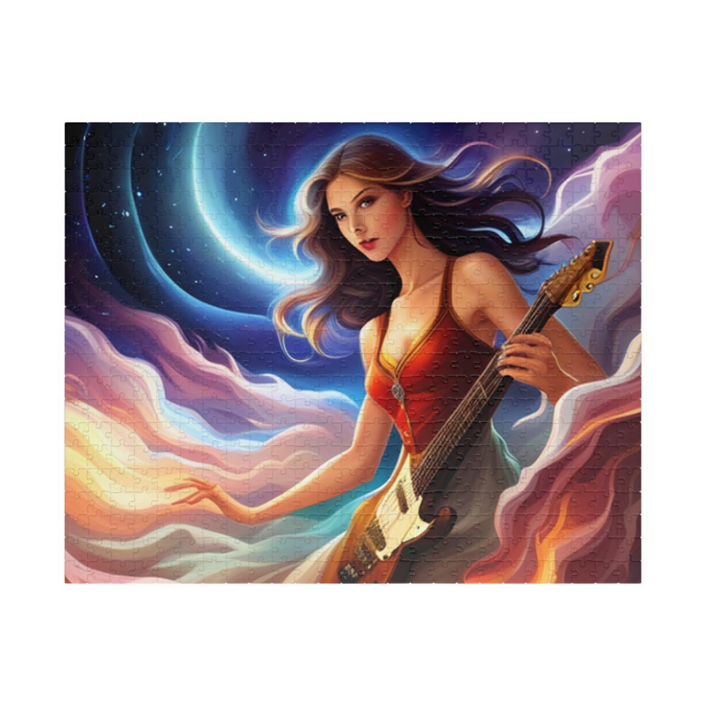 Guitar Princess Puzzle (110, 252, 500, 1014-piece) - Lizard Vigilante