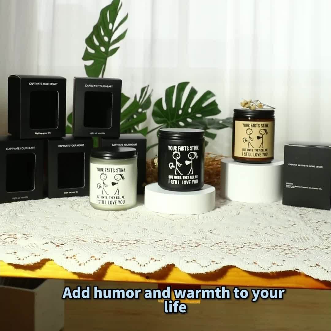 5.3oz Soybean Wax 1PC Lavender Scented Candle, Best Husband Happy Birthday Gifts Idea for Man Hubby Who Have Everything want Nothing from Wife on Romantic Anniversary Christmas Xmas Valentines Father's Day