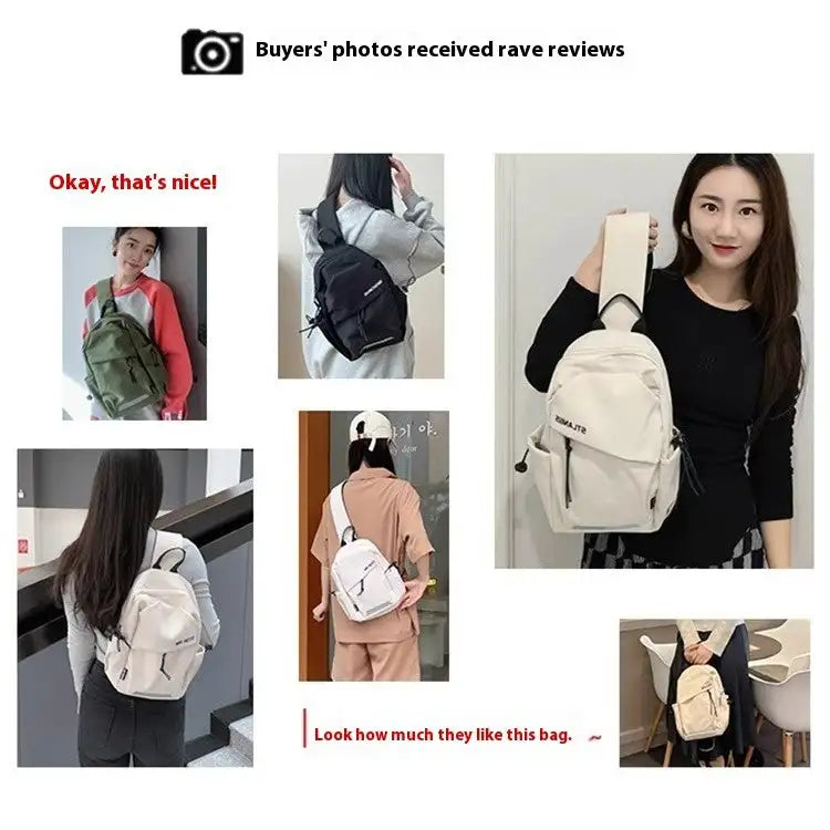 Crossbody Bag Small Shoulder Bag Men's Chest Bag