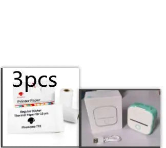 Portable Mini Printer for Students and Hobbyists, Bluetooth Thermal Label Printer