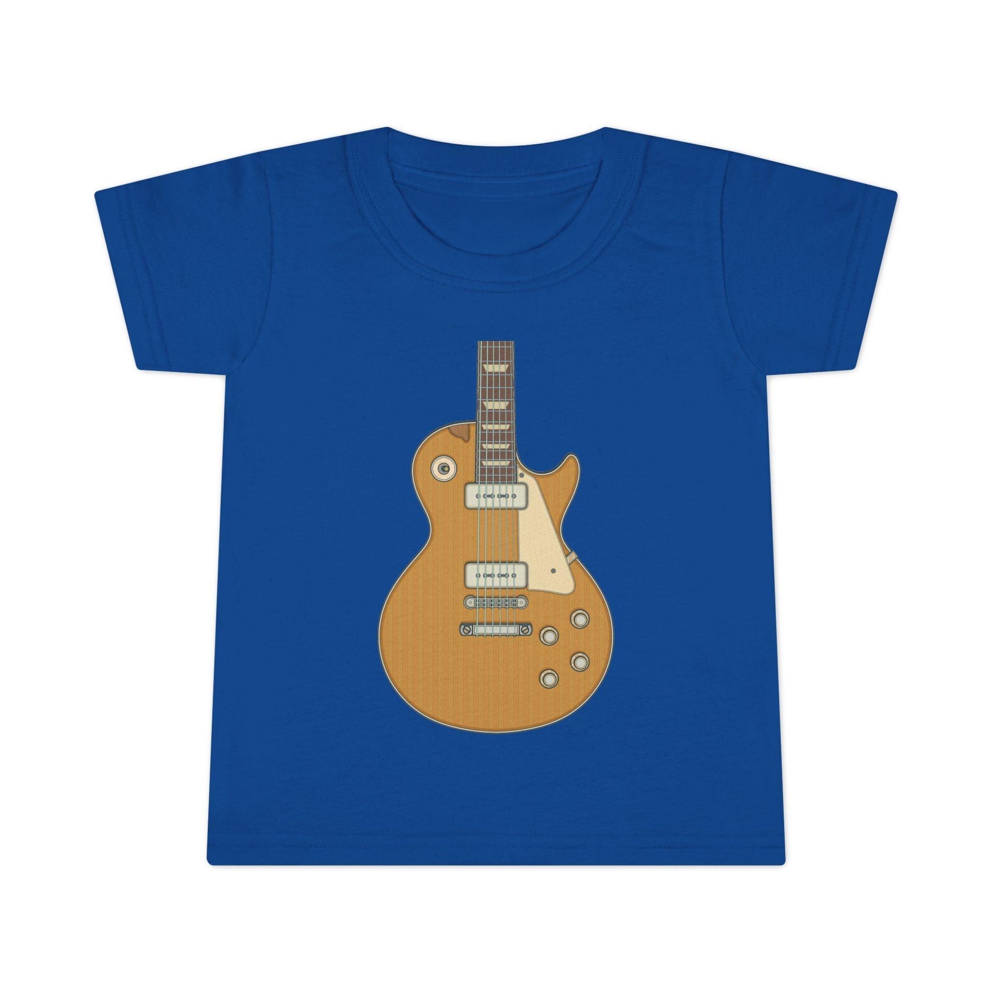 LP Electric Guitar Toddler T-shirt 2T-6T - Premium Kids clothes from Printify - Just $24.79! Shop now at Lizard Vigilante