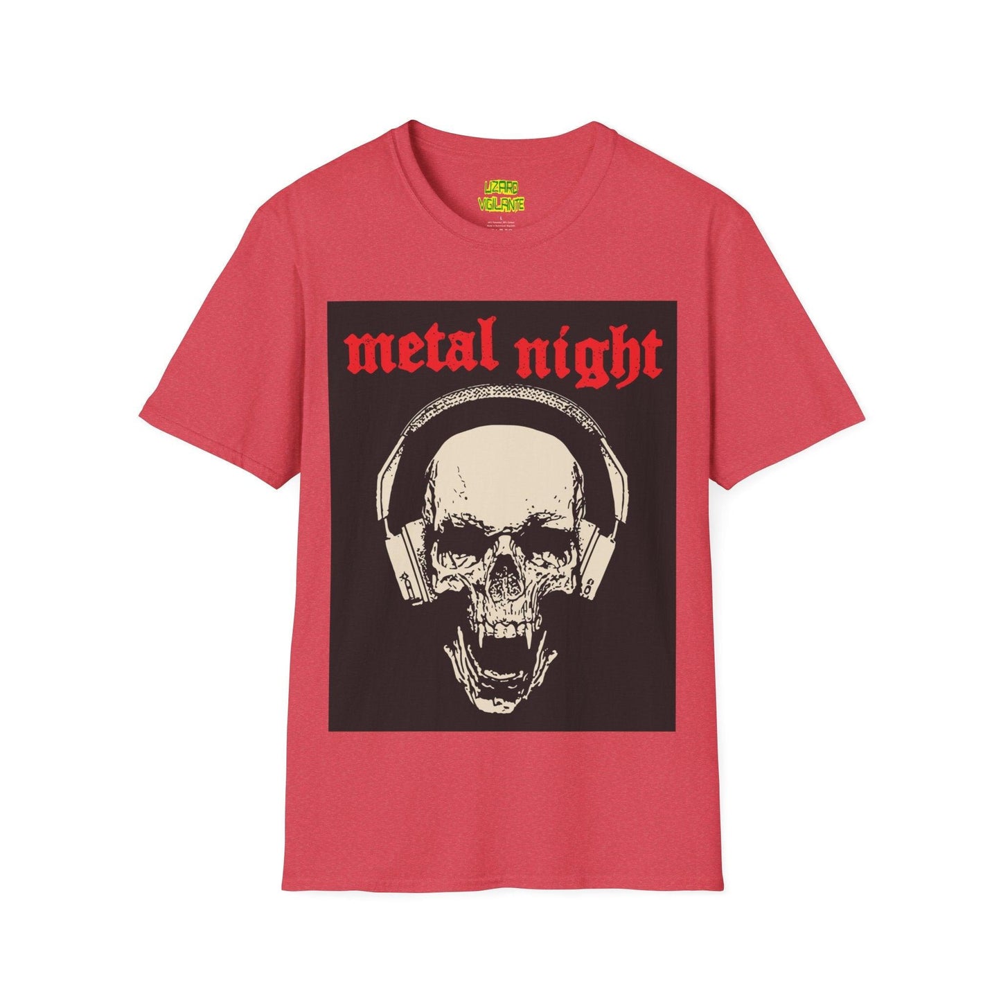 METAL NIGHT Unisex Softstyle T-Shirt - Lizard Vigilante