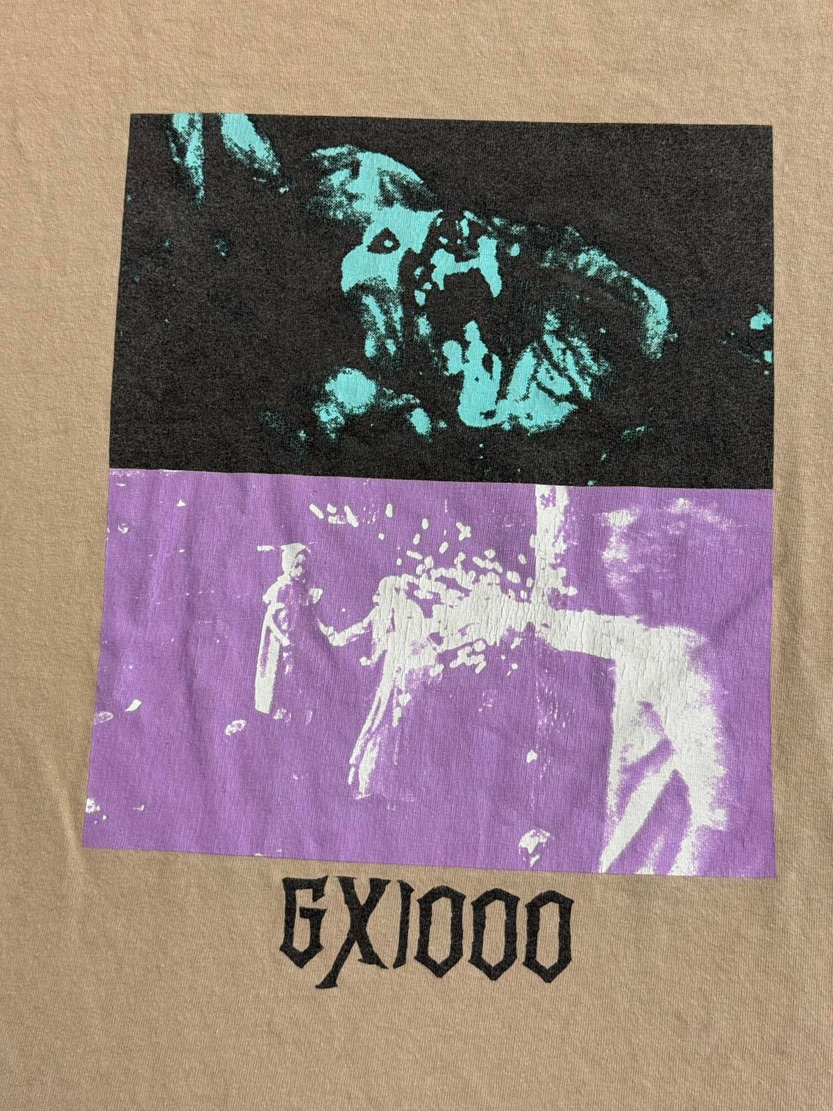 GX1000 Skate tee - GX 1000 Crucible Pilgrim Scene T-shirt L