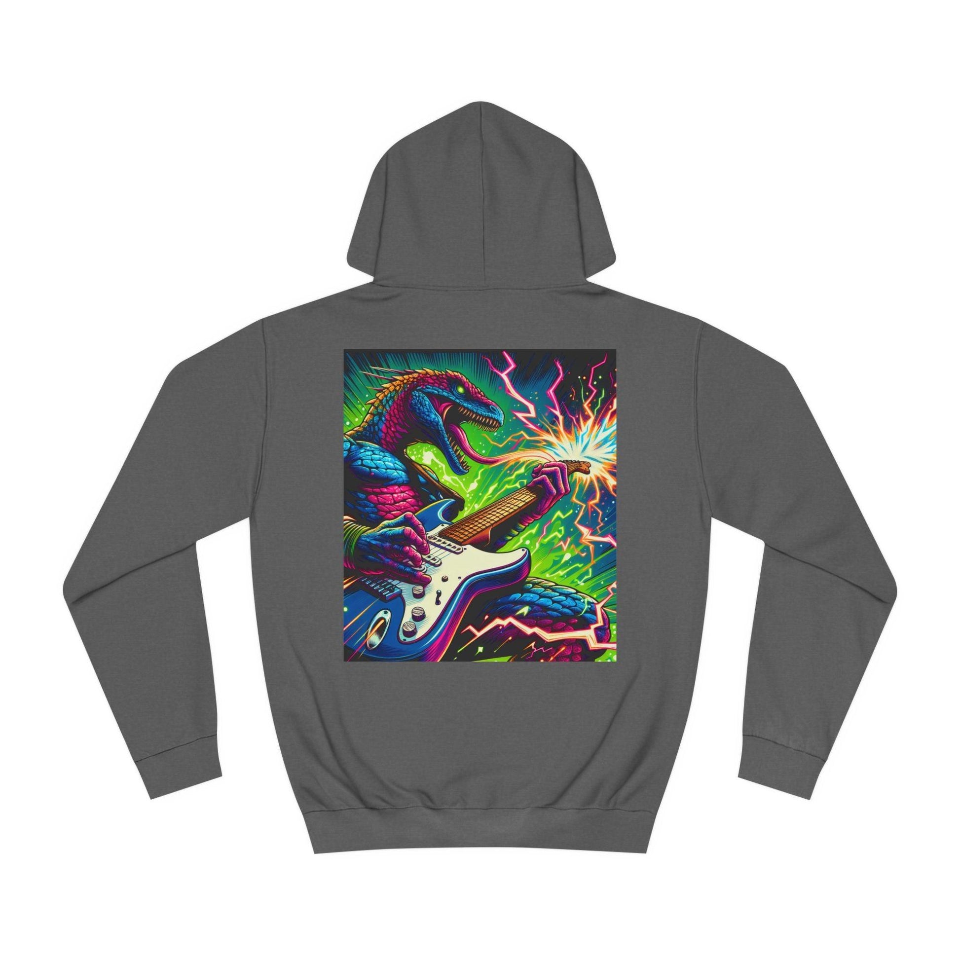 Lizard RockStar Unisex College Hoodie - Premium Hoodie from Printify - Just $54.16! Shop now at Lizard Vigilante