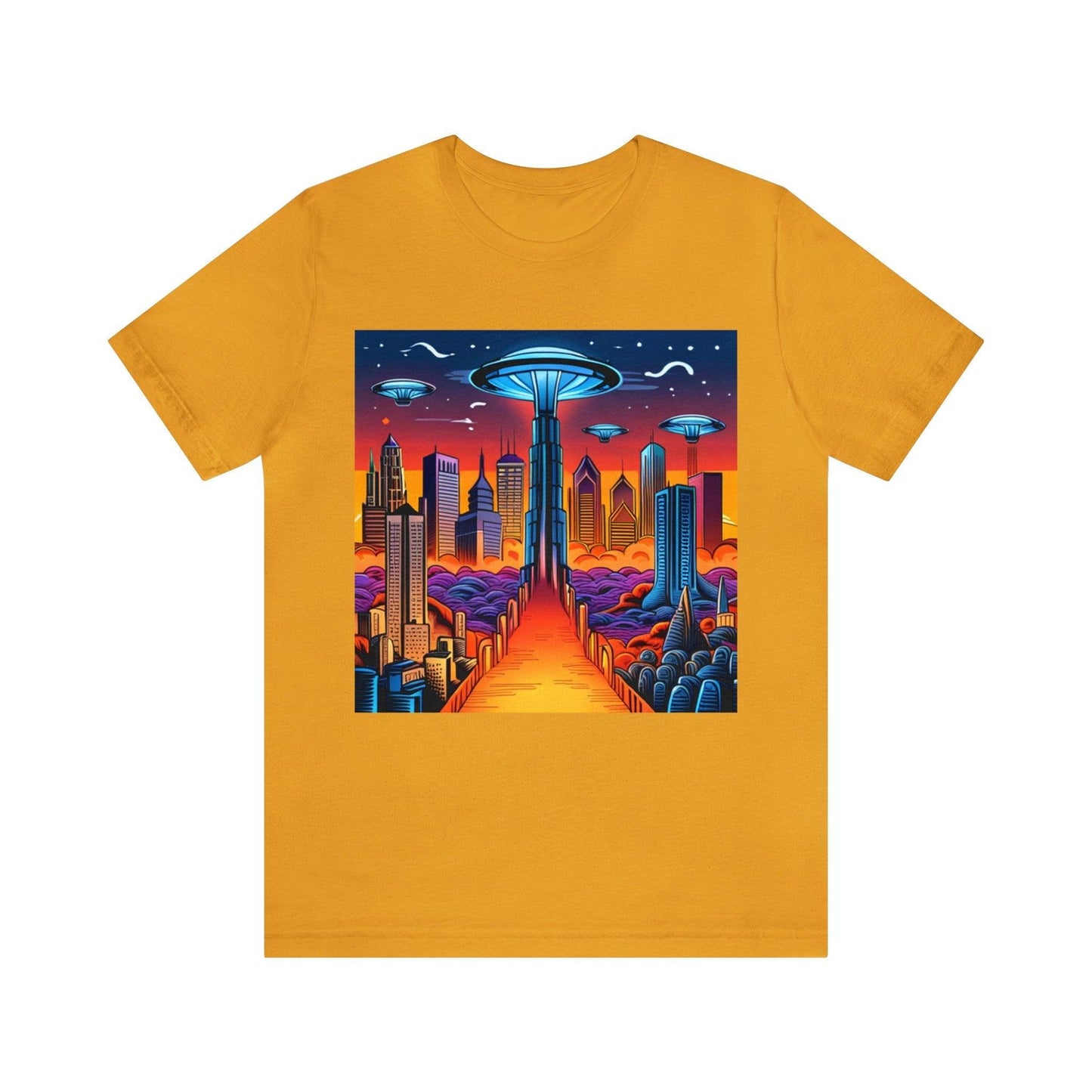 UFOCITY Unisex Jersey Short Sleeve Tee - Lizard Vigilante