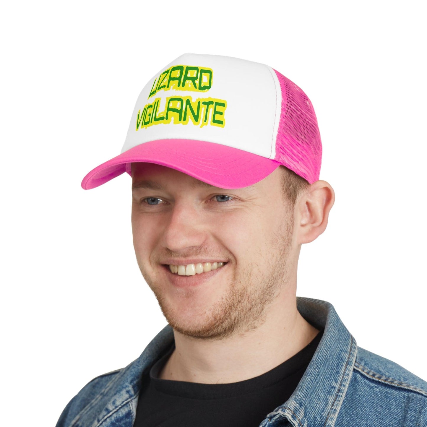 Lizard Vigilante Mesh Cap - Premium Hats from Printify - Just $14.99! Shop now at Lizard Vigilante