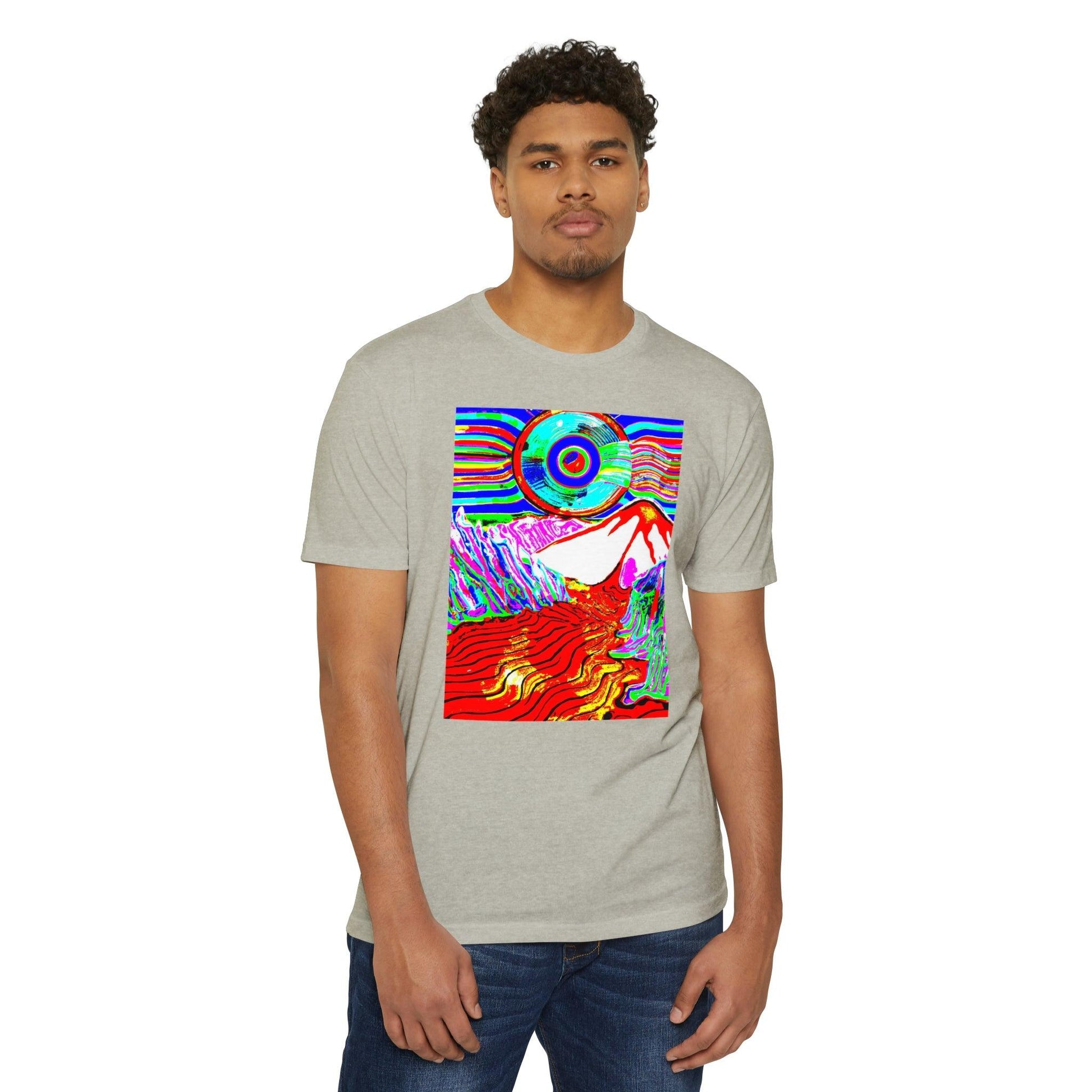 Red Music River Unisex CVC Jersey T-shirt - Lizard Vigilante