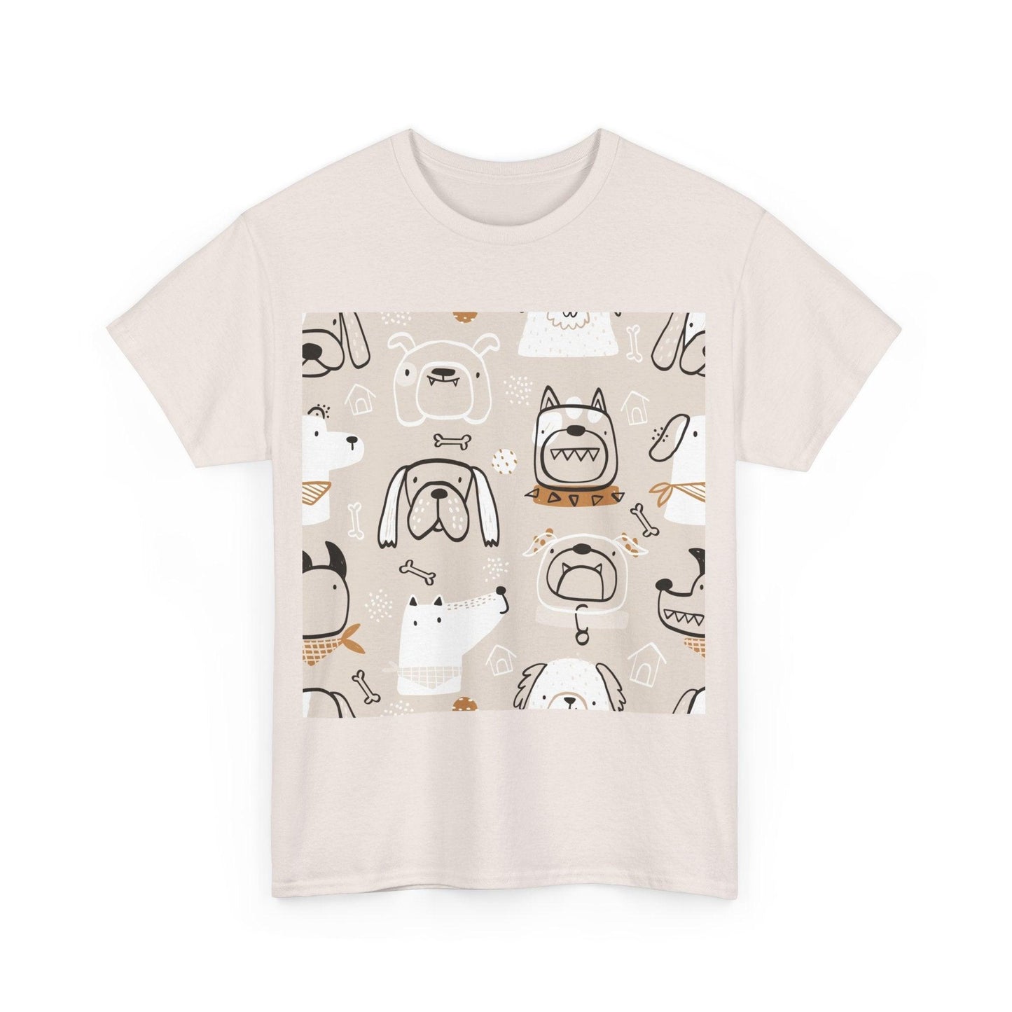 Illustrated Doggers 2 Unisex Heavy Cotton Tee - Premium T-Shirt from Printify - Just $24.20! Shop now at Lizard Vigilante