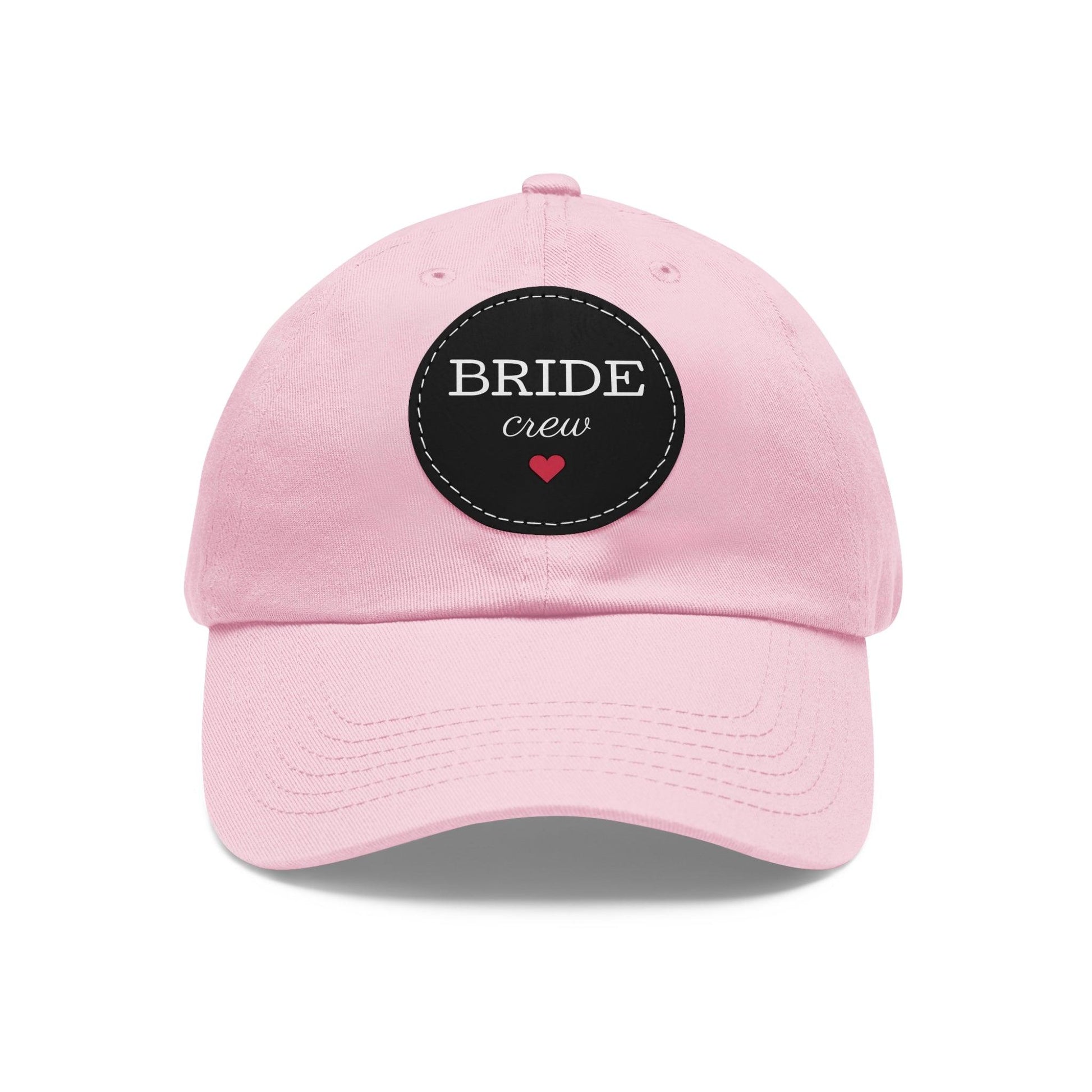 Bride Crew Dad Hat with Leather Patch (Round) - Lizard Vigilante