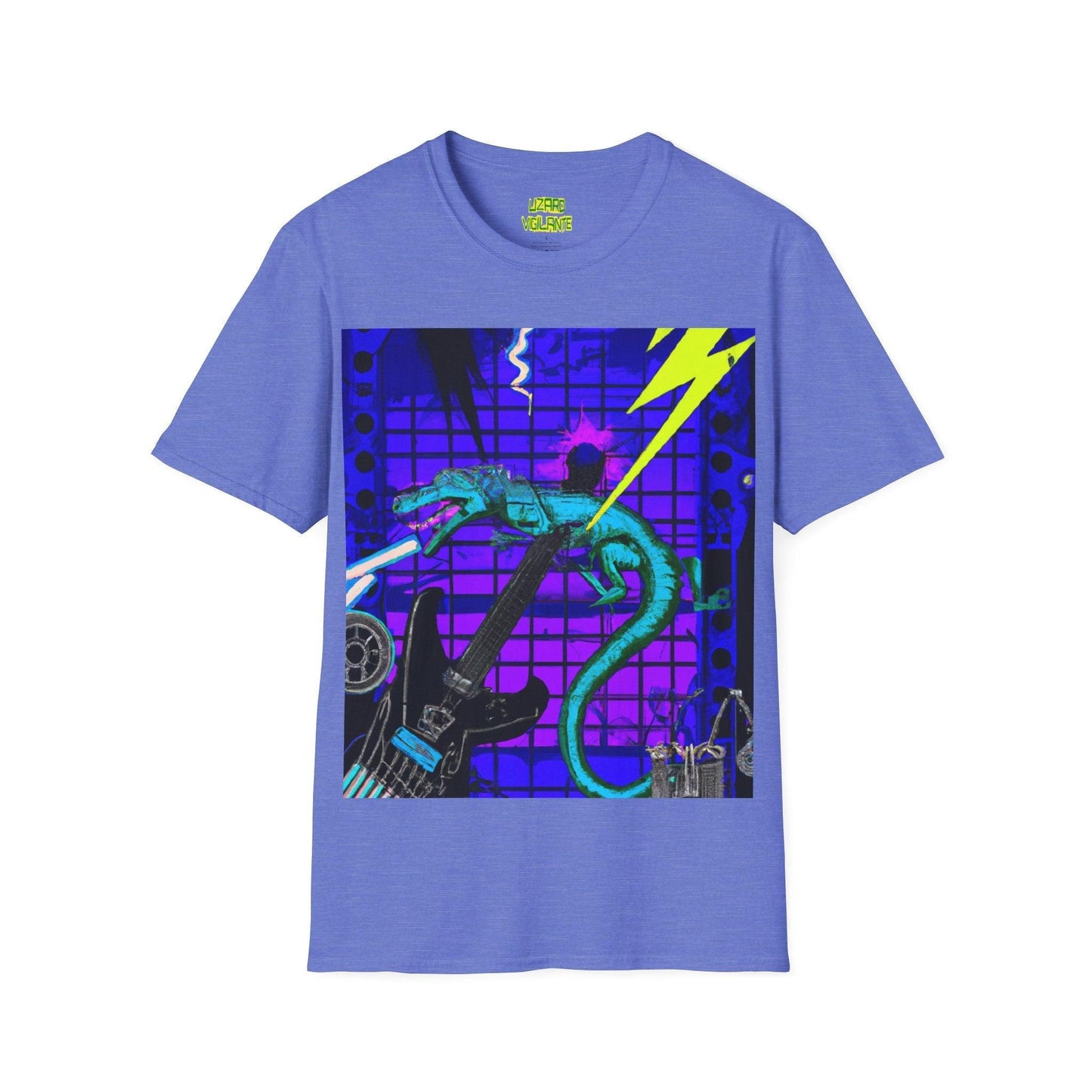 Lizard Vigilante Lives Unisex Softstyle T-Shirt - Lizard Vigilante