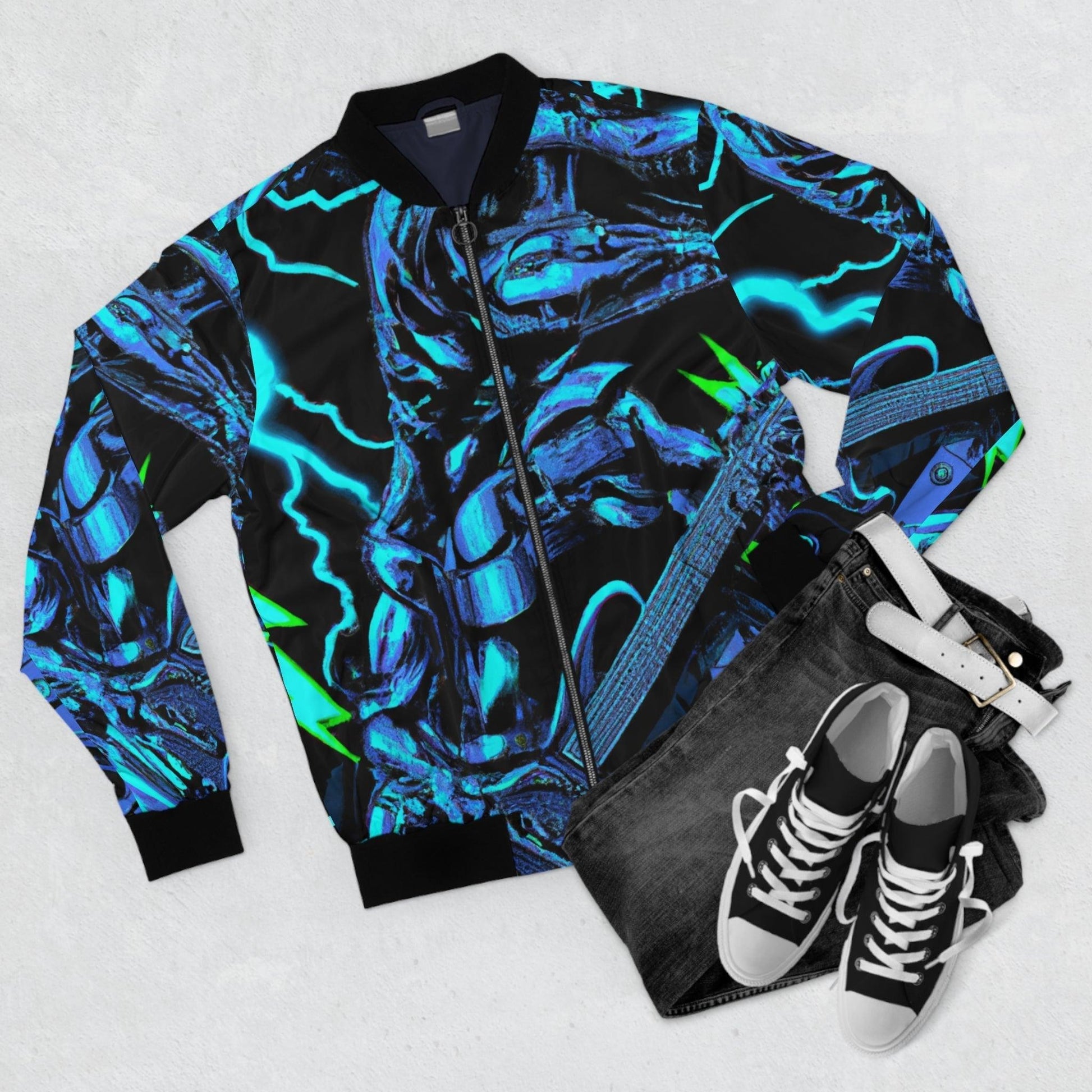 Lizard Vigilante Breakout Men's Bomber Jacket - Lizard Vigilante