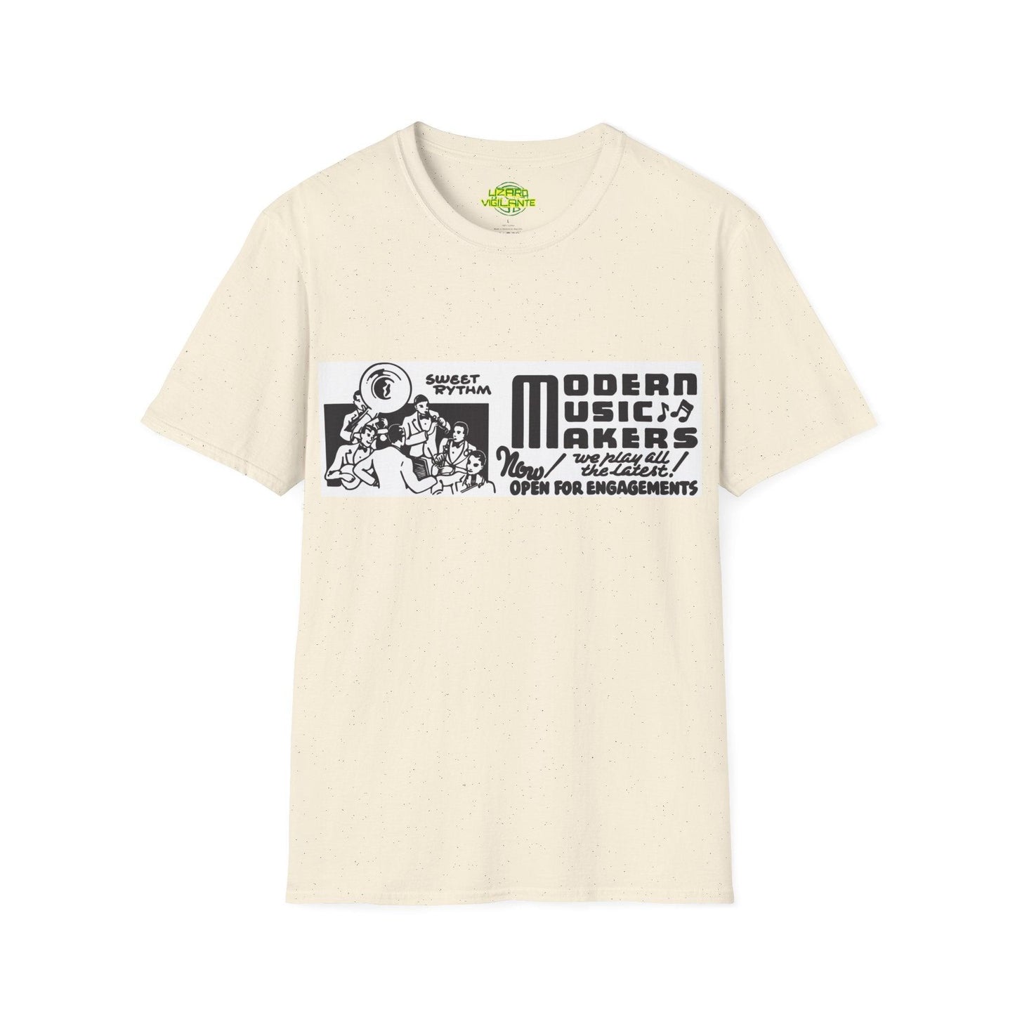 Modern Music Makers Unisex Softstyle T-Shirt - Lizard Vigilante