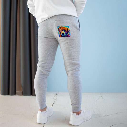 Prism Dog Unisex Fleece Joggers - Lizard Vigilante