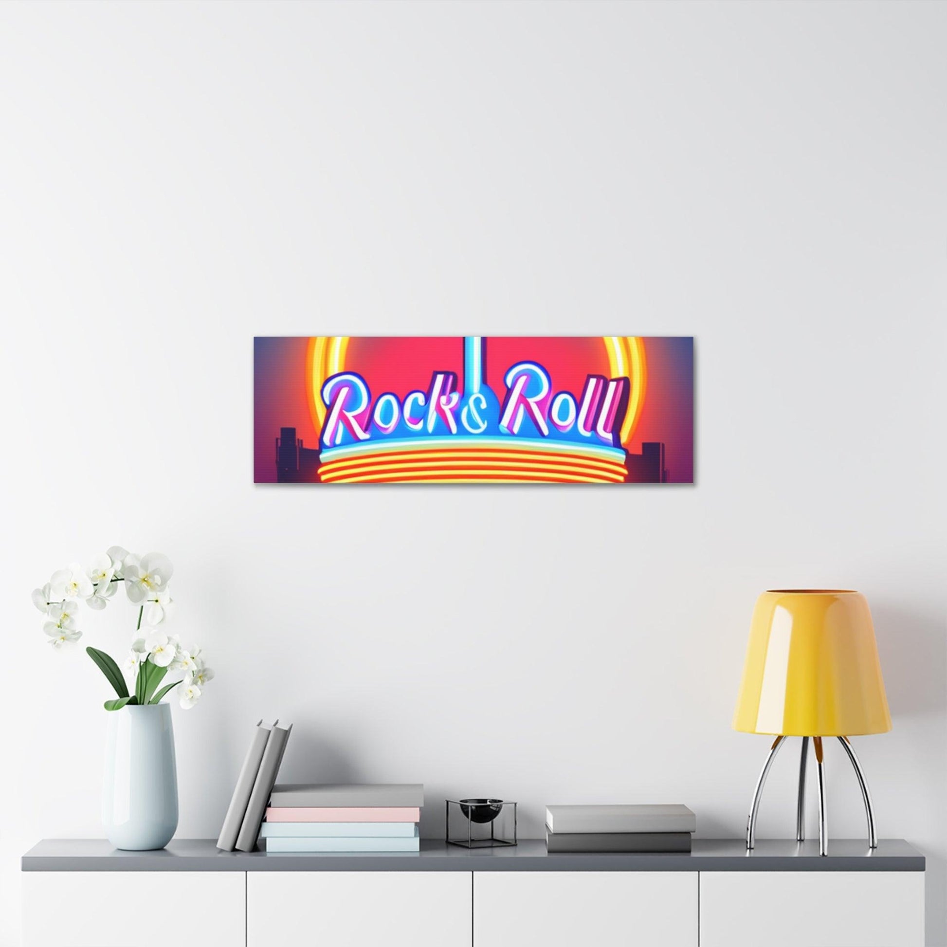 Rock & Roll Diner Canvas Gallery Wraps by Lizard Vigilante - Lizard Vigilante