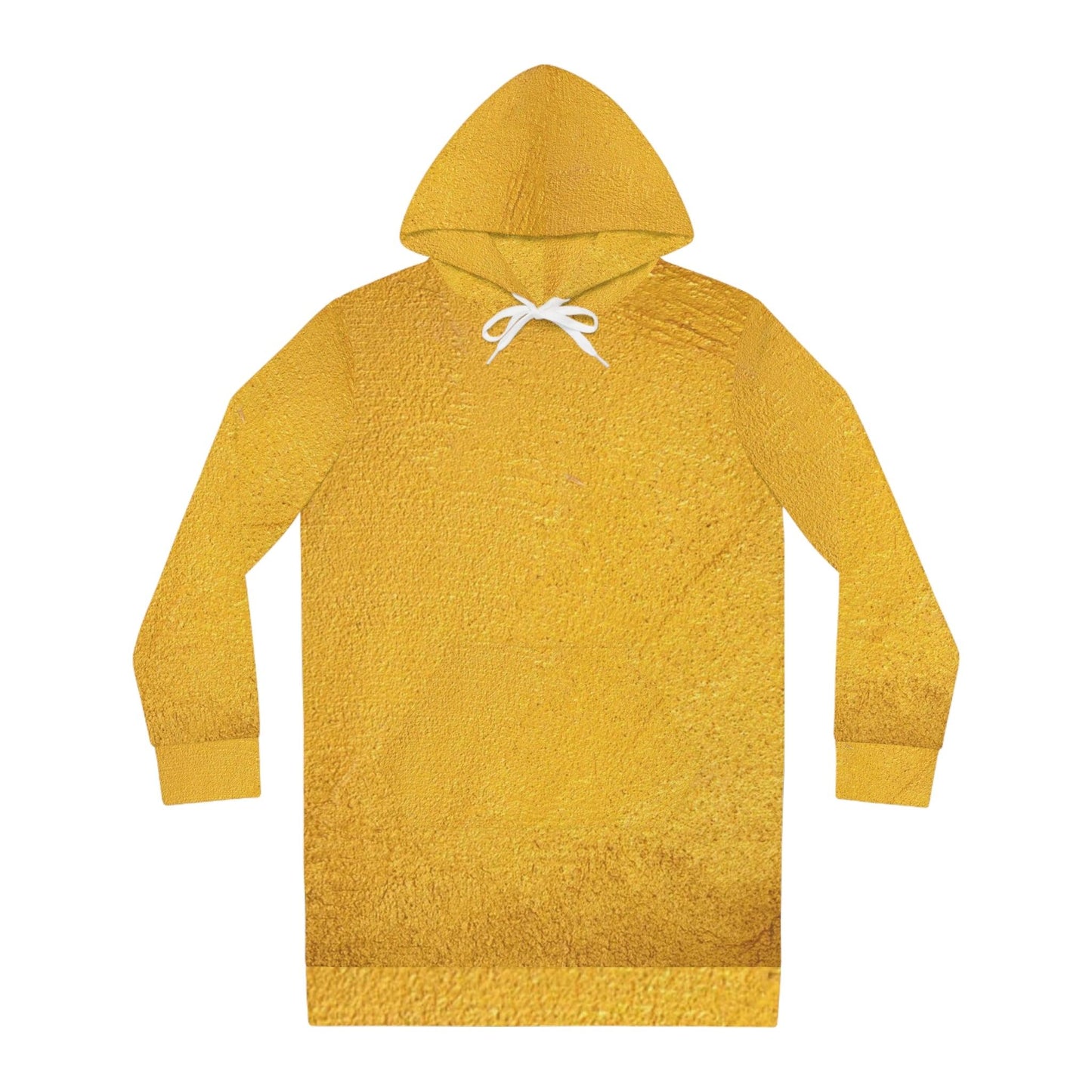 Faux Gold Cloth Women's Hoodie Dress - Lizard Vigilante