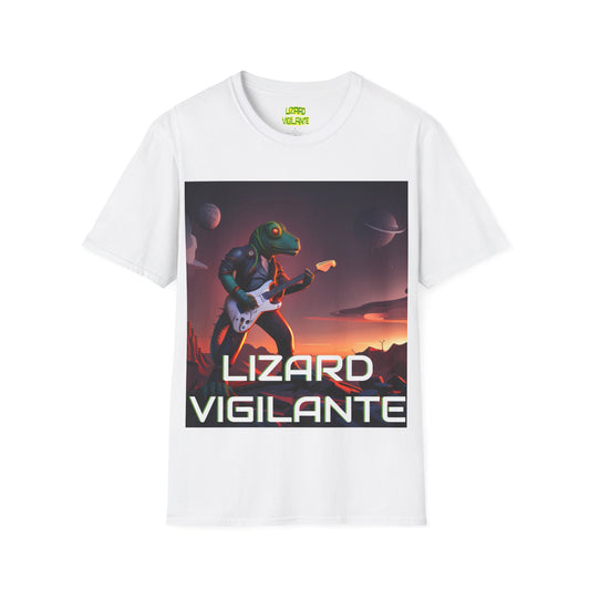 LIZARD VIGILANTE Post-Apocalypse Unisex Softstyle T-Shirt - Lizard Vigilante