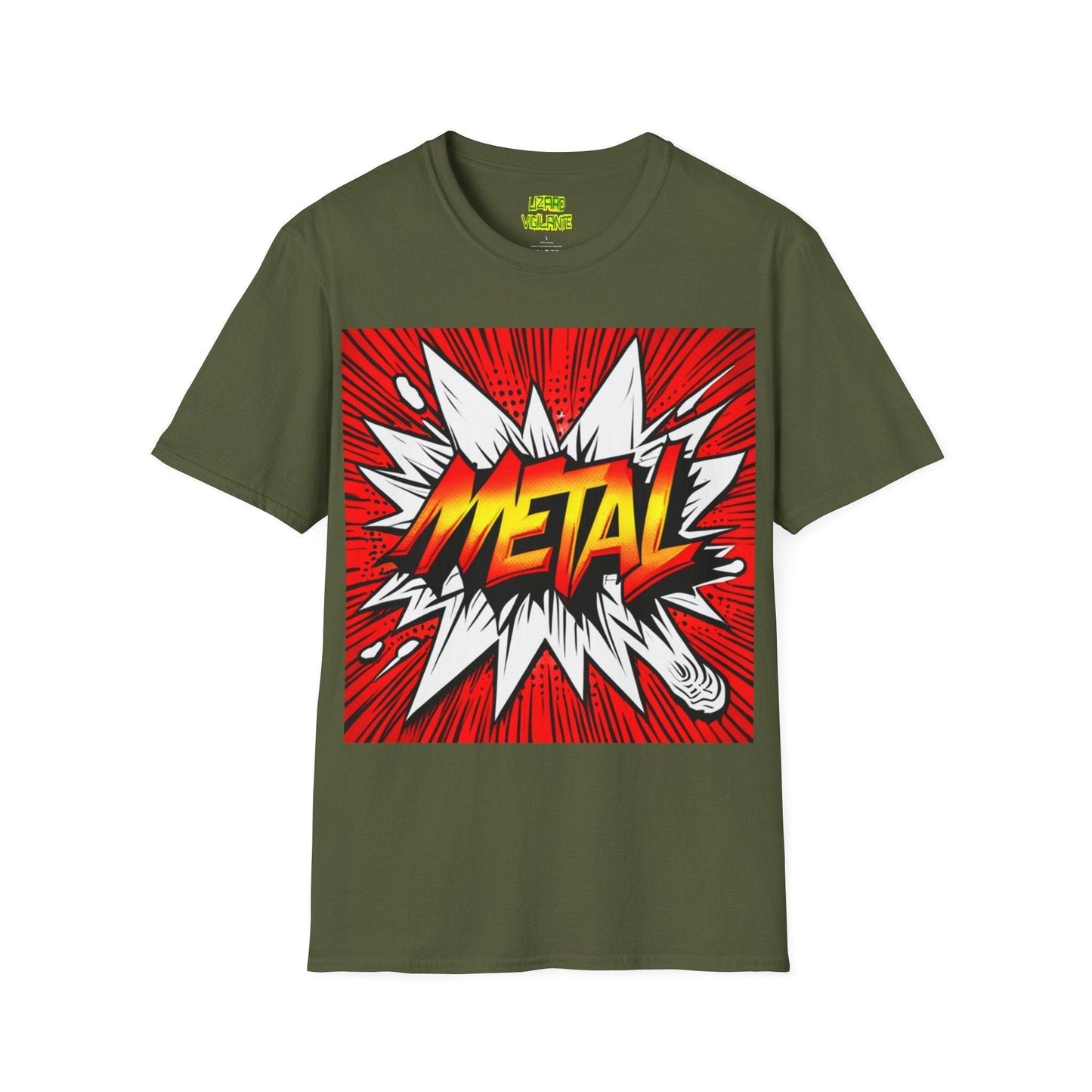 METAL KAPOW Unisex Softstyle T-Shirt - Lizard Vigilante