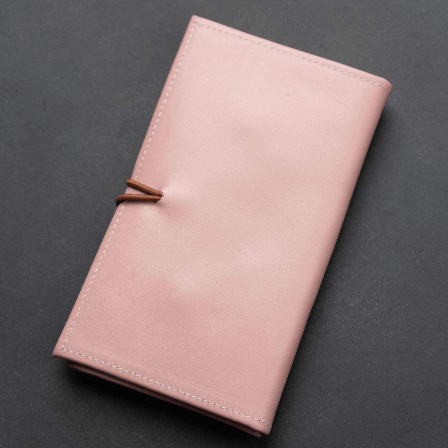 Leather Pink Travel Tech Organizer - Riverside
