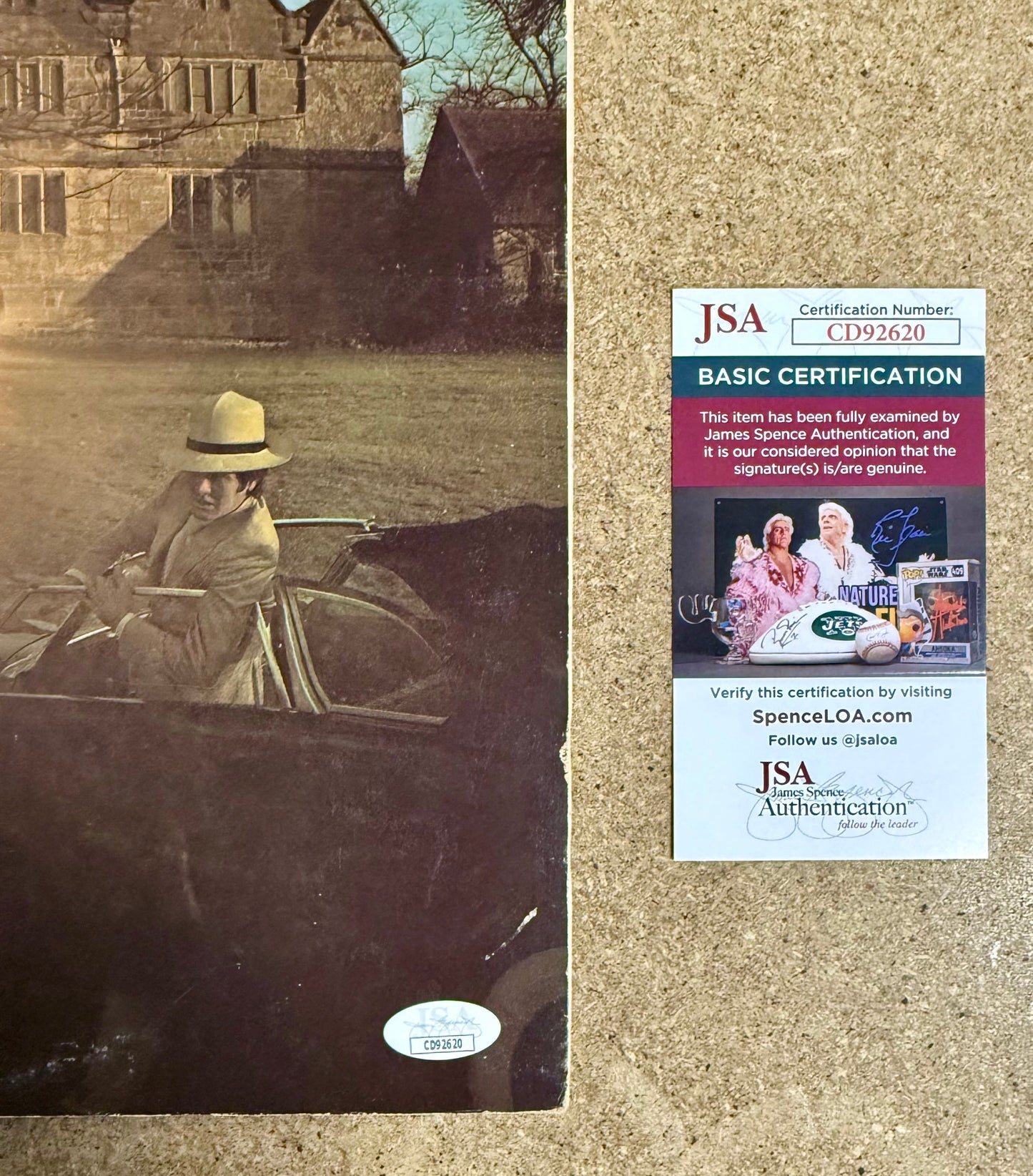 Singer Al Stewart Signed Modern Times (1975) Vinyl With JSA COA