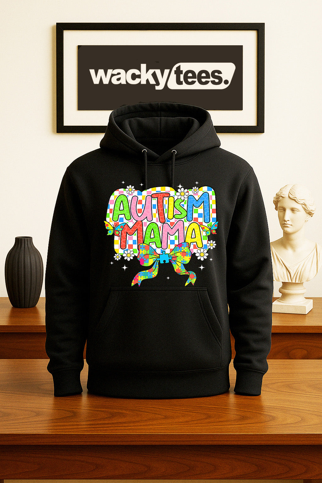 Autism Mama Awareness Graphic Tee Shirt