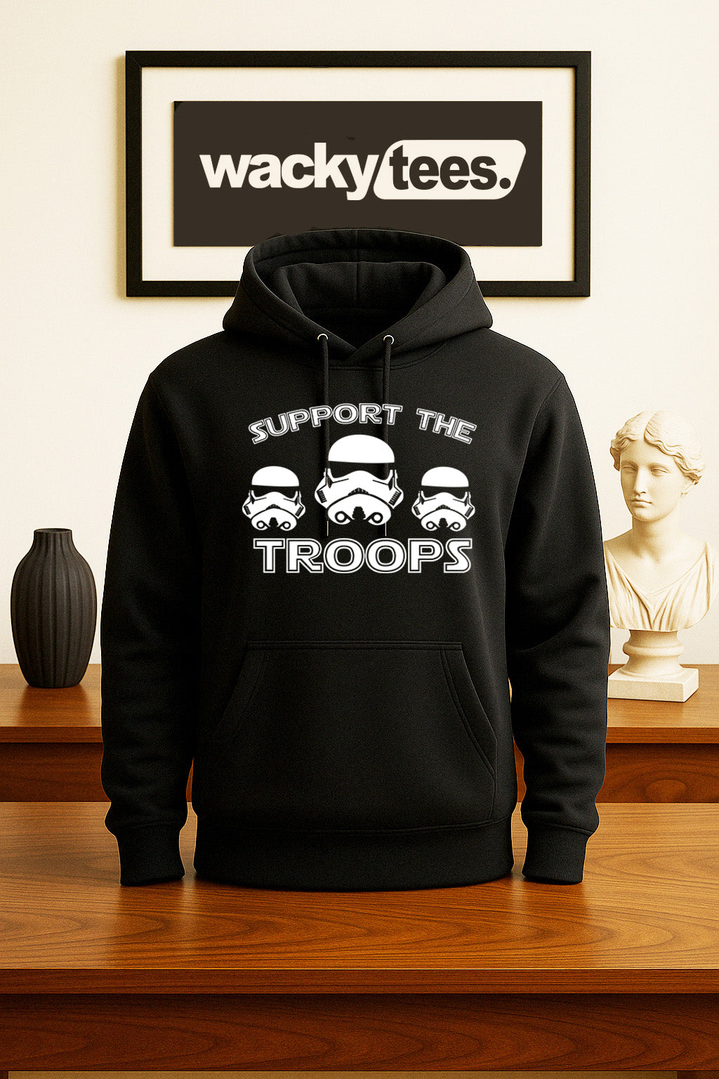 Support The Troops Storm Troopers Graphic Tee Shirt