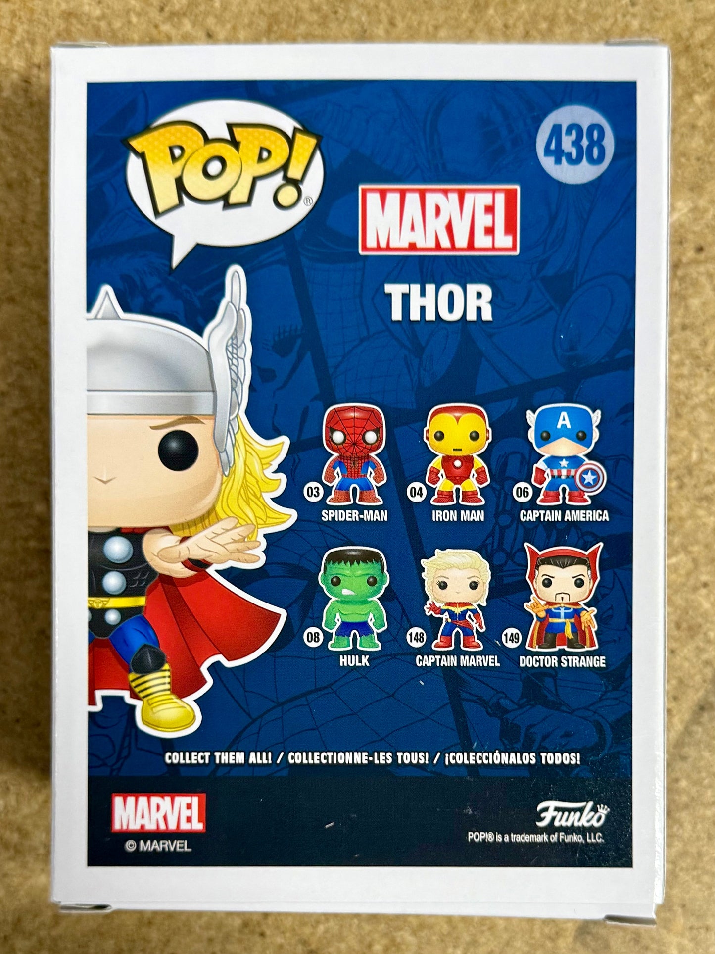 Funko Pop! Marvel Classic Thor #438 ECCC 2019 Spring Con Vaulted Exclusive