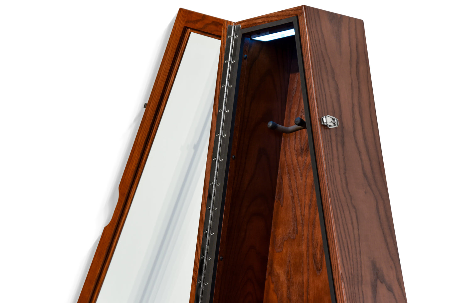 ClimaCase Triangle Humidor - Northern White Ash with Acres Stain