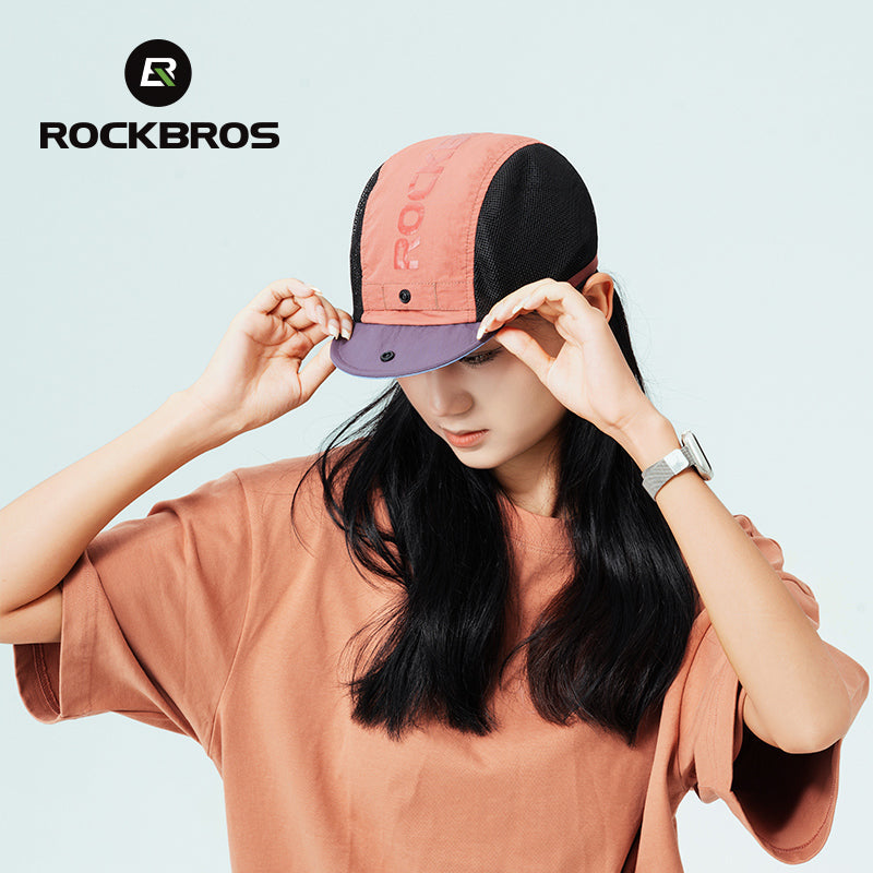 ROCKBROS Lightweight Cycling Cap, Flip-up Brim, Breathable  UV Protection
