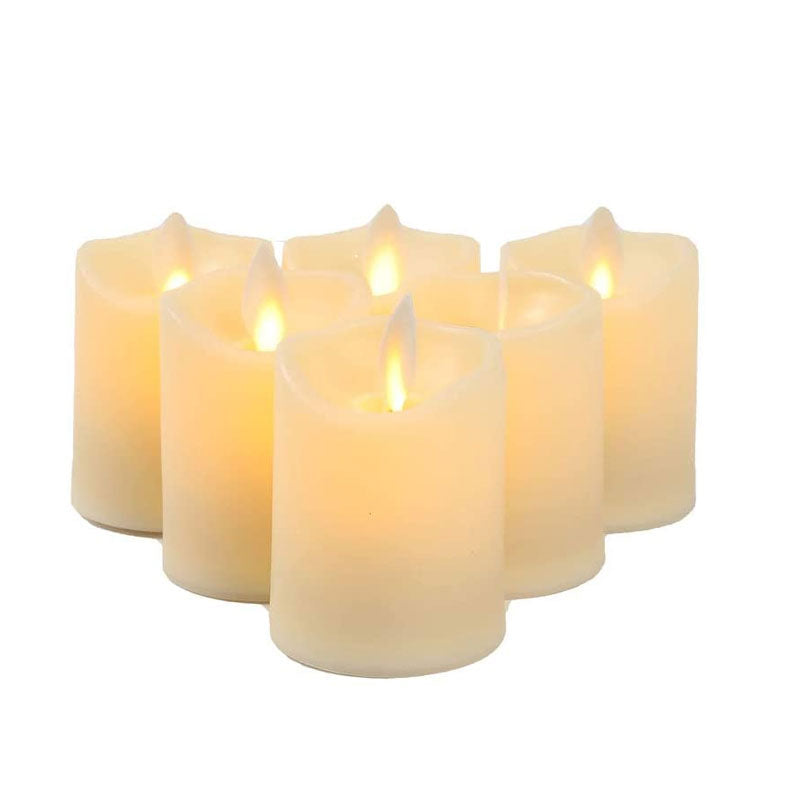 2"x2.8" tall Battery Candle (Set of 6）