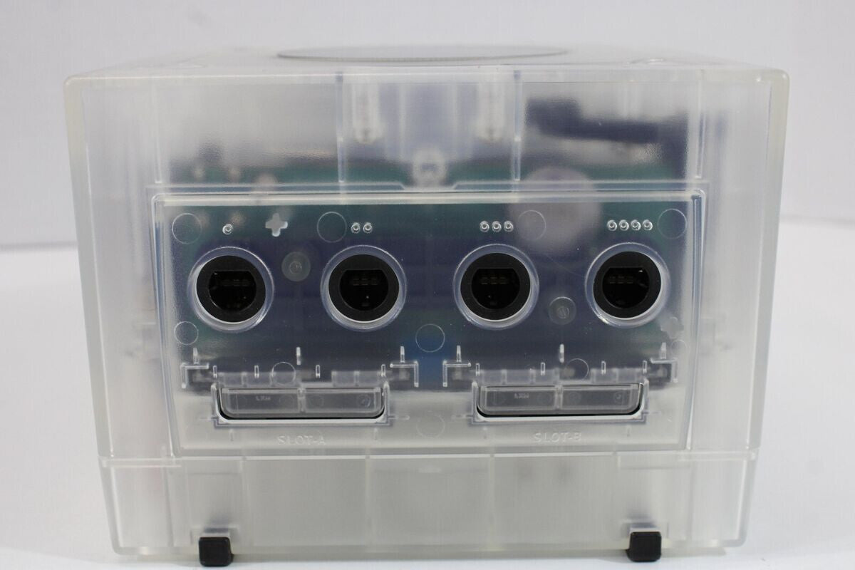 Gamecube Full Replacement Console Shell Housing Translucent Clear