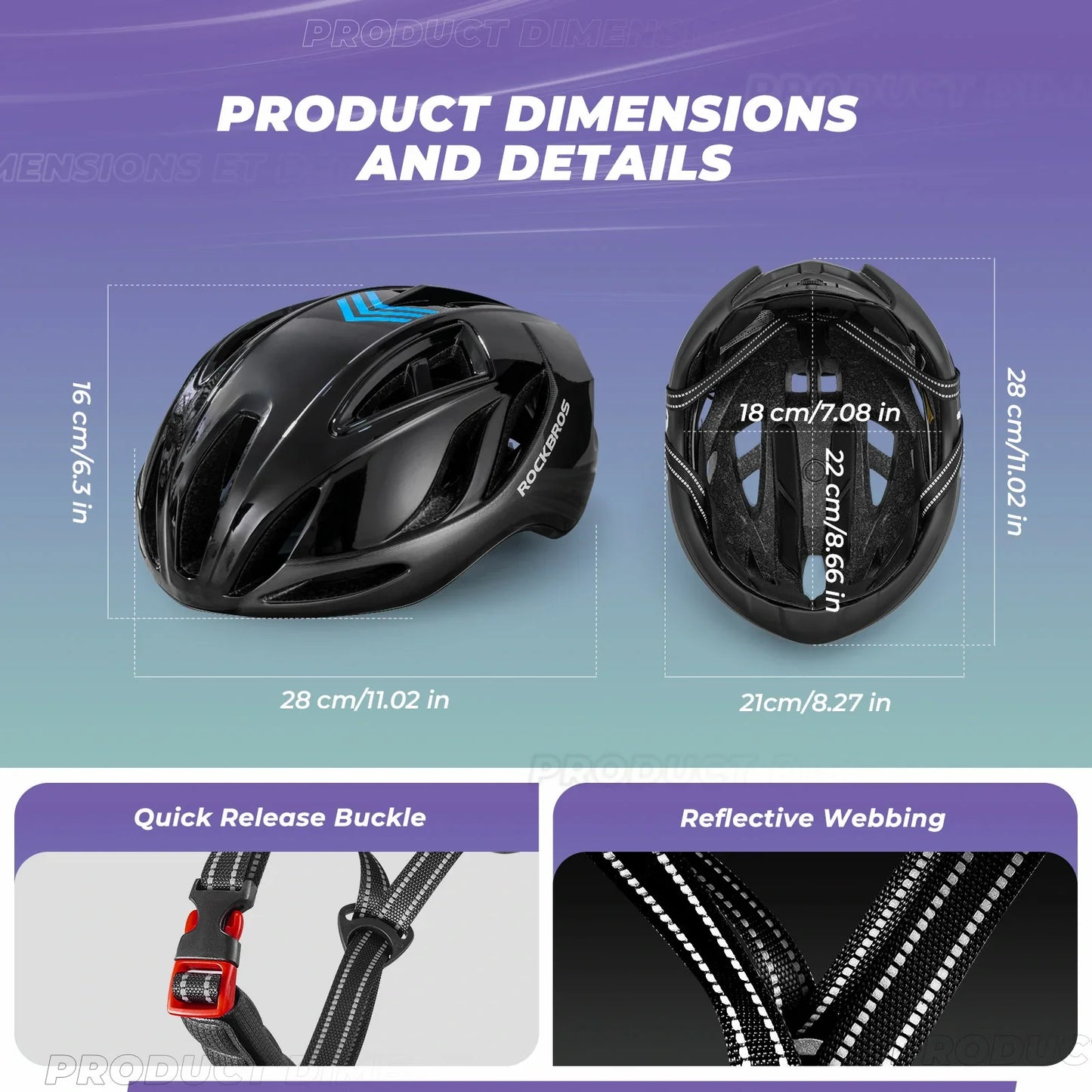 ROCKBROS Ultra-Light Bike Helmet Maximum Protection Ultimate Comfort