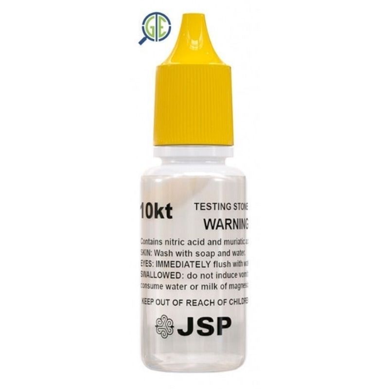JSP Gold Jewelry Testing Acid 10k 14k Tester Kit + Scratch Stone Detect Precious Metals