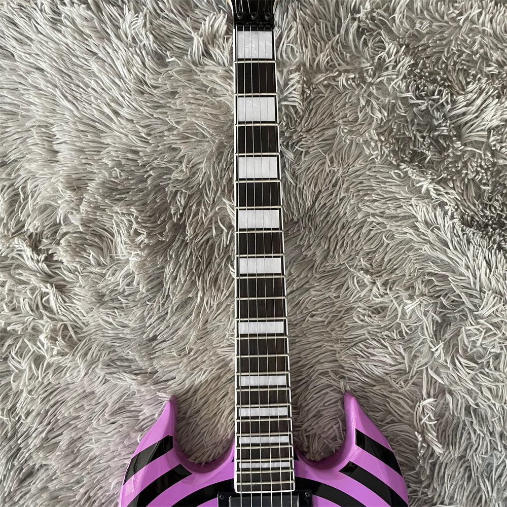 Zakk Barbarian Purple Electric Guitar – Maple Neck, 6 String, Mahogany Body, HH Pickups, Floyd Rose Bridge – Hot Sale, US Stock, Fast Shipping - Premium Electric guitar from Lizard Vigilante - Just $501.08! Shop now at Lizard Vigilante