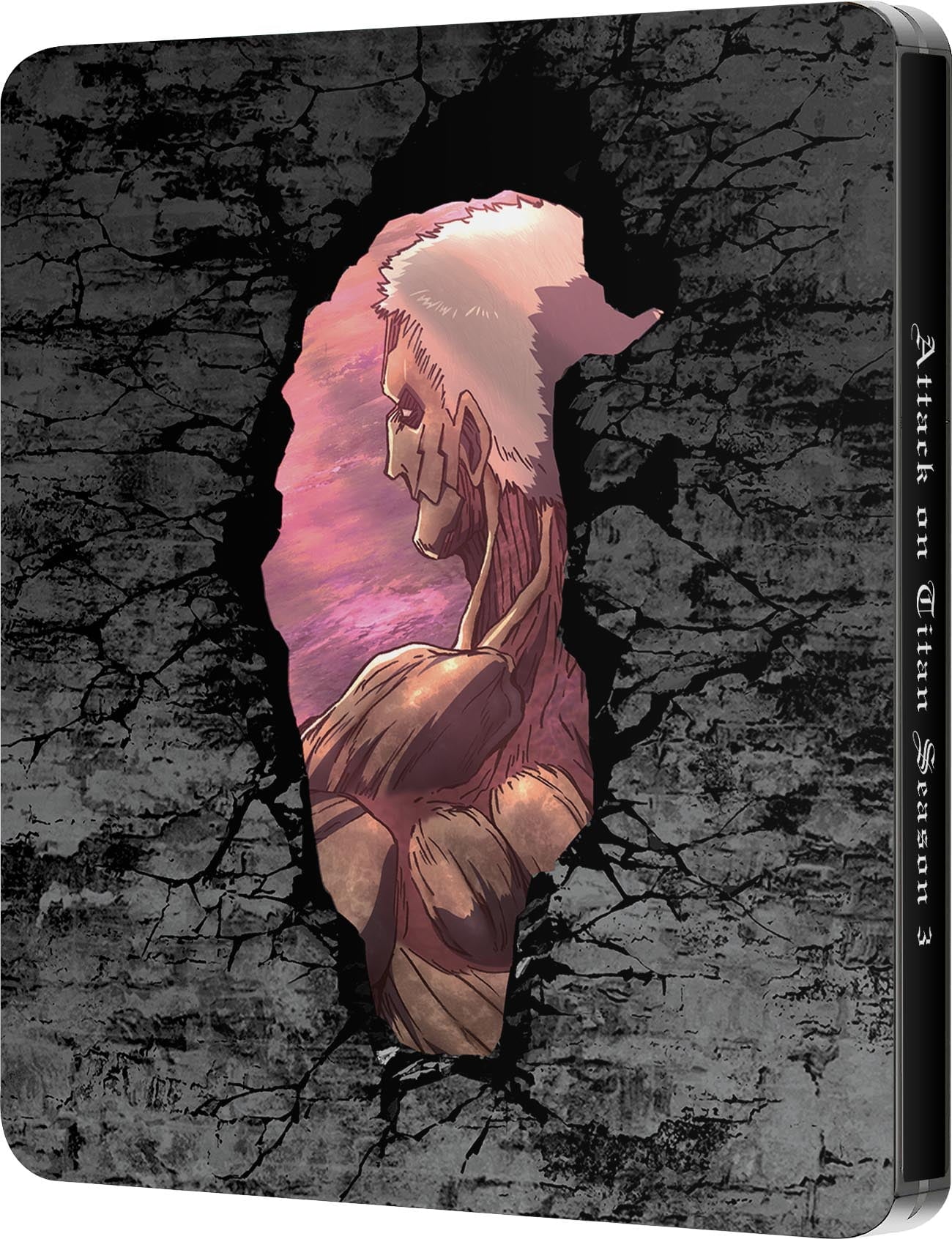 Attack on Titan: Season 3 Limited Edition Steelbook Complete Set (Blu-ray)