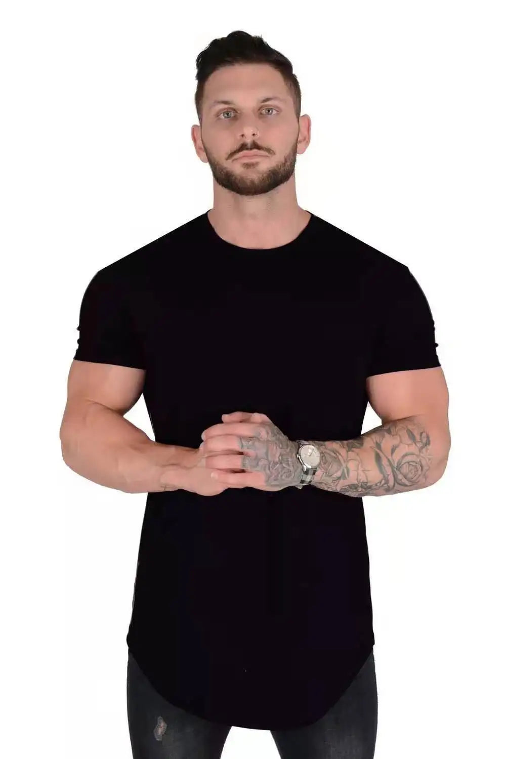 Men's Casual Short-sleeved Sports Fitness T-shirt