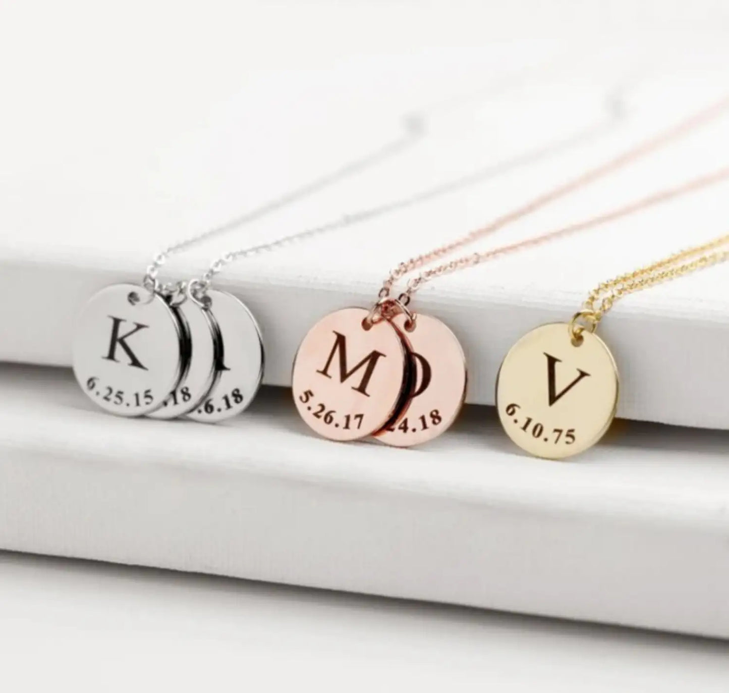 Personalized Pendant Stainless Steel Necklace