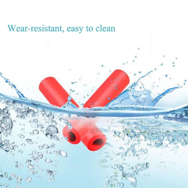 2PCS Silicone Bicycle Handlebar Grips Anti-Slip Shock-Asorbing Mountain Bike Handlebar Grip Silica Gel Super Light Anti-Skid Shock-Proof Handle Bar Locking Grips Cycling Grips