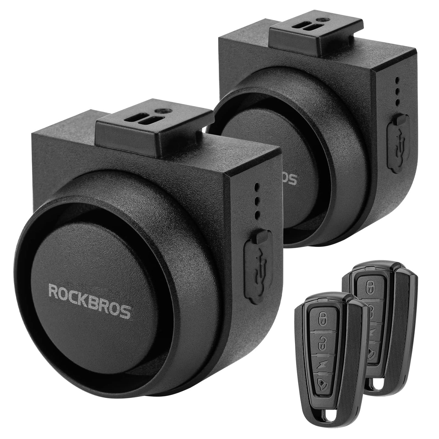 ROCKBROS 115dB Bike Alarm Vibration Motion Sensor Waterproof Motorcycle Alarm