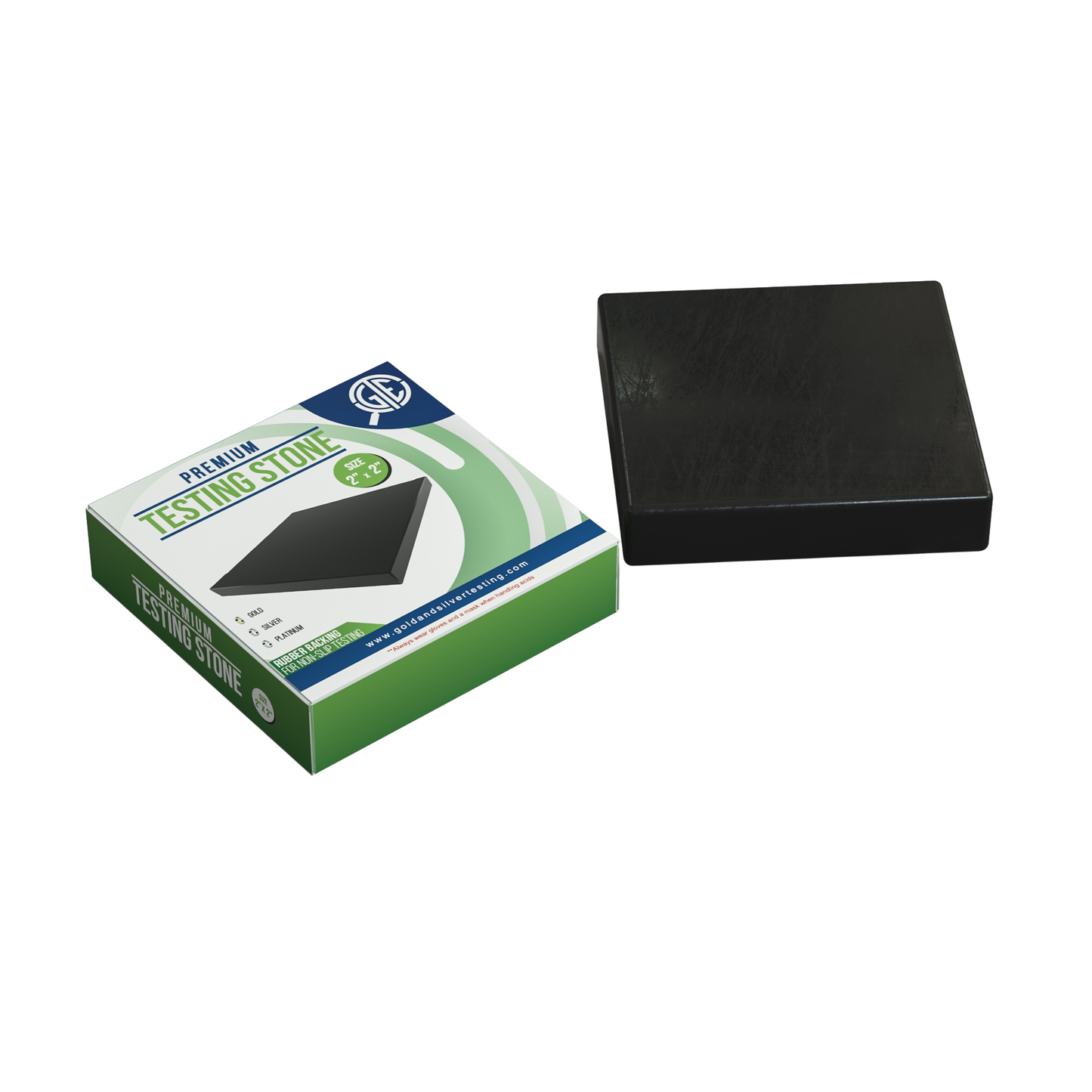 Professional Gold, Silver, Platinum Jewelry Testing Kit with Stone Instructions and Box