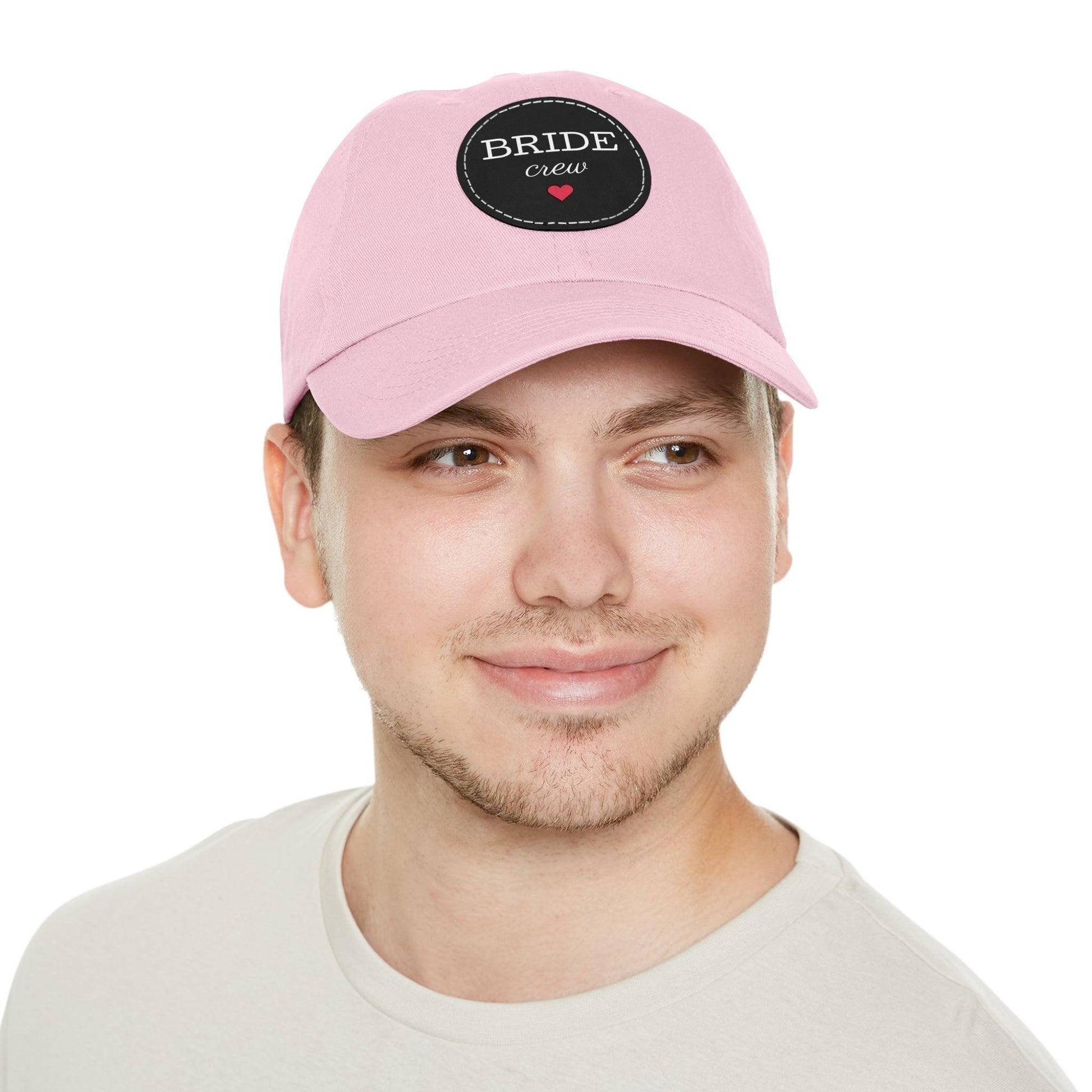 Bride Crew Dad Hat with Leather Patch (Round) - Lizard Vigilante