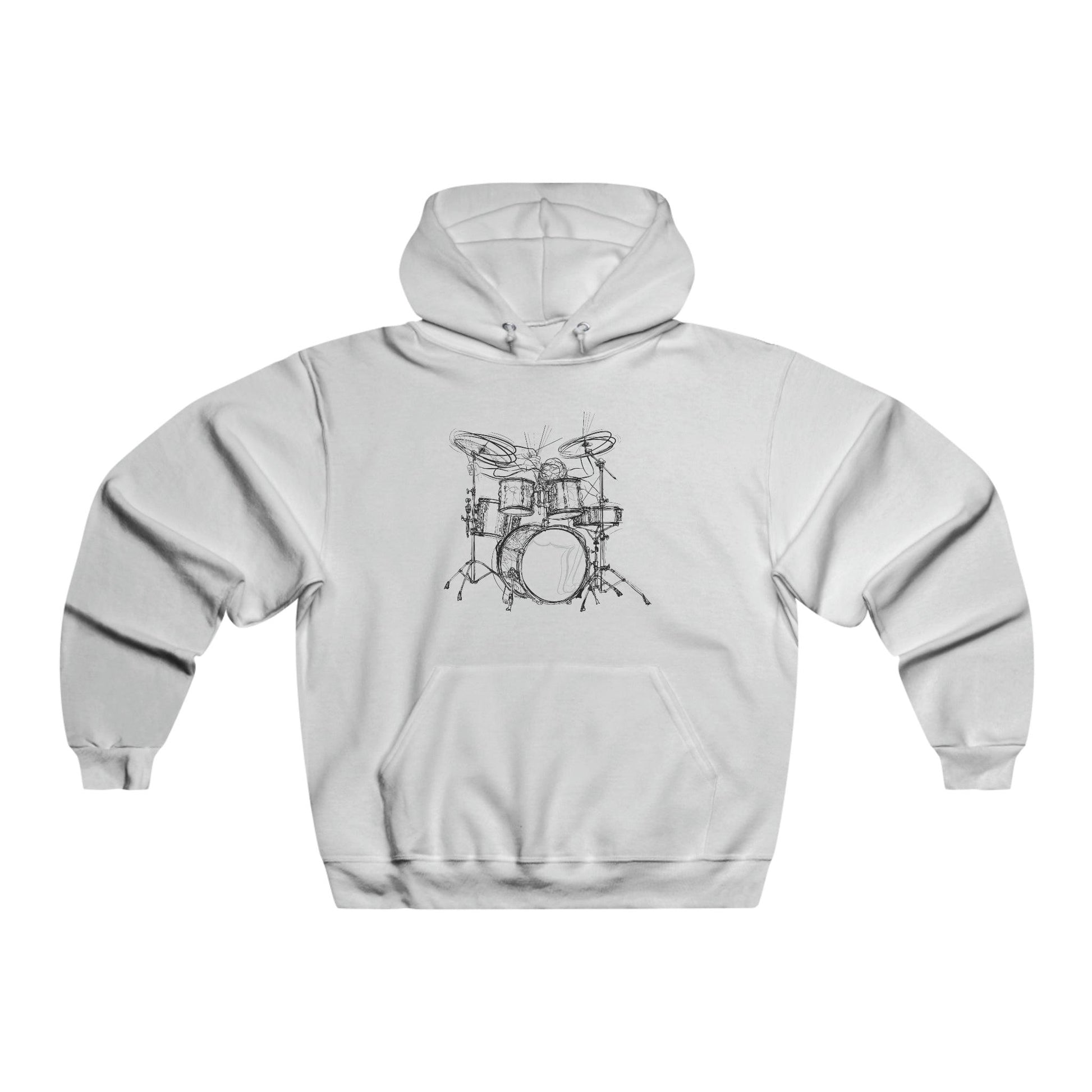 Drummer Sketchy Men's NUBLEND® Hooded Sweatshirt - Lizard Vigilante