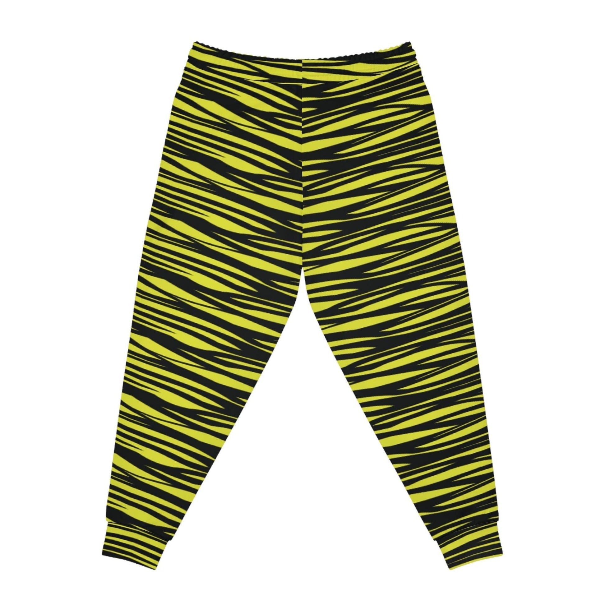 Yellow Black Athletic Joggers - Lizard Vigilante