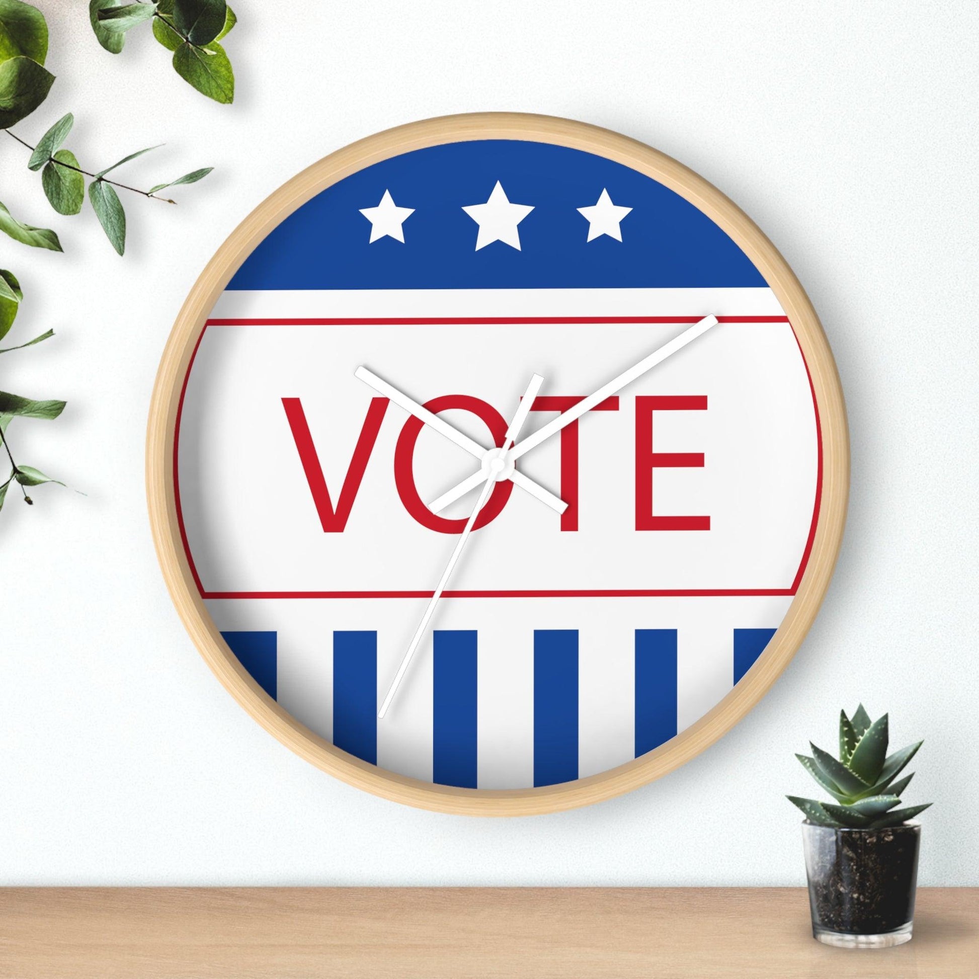 VOTE Reminder Wall Clock - Lizard Vigilante