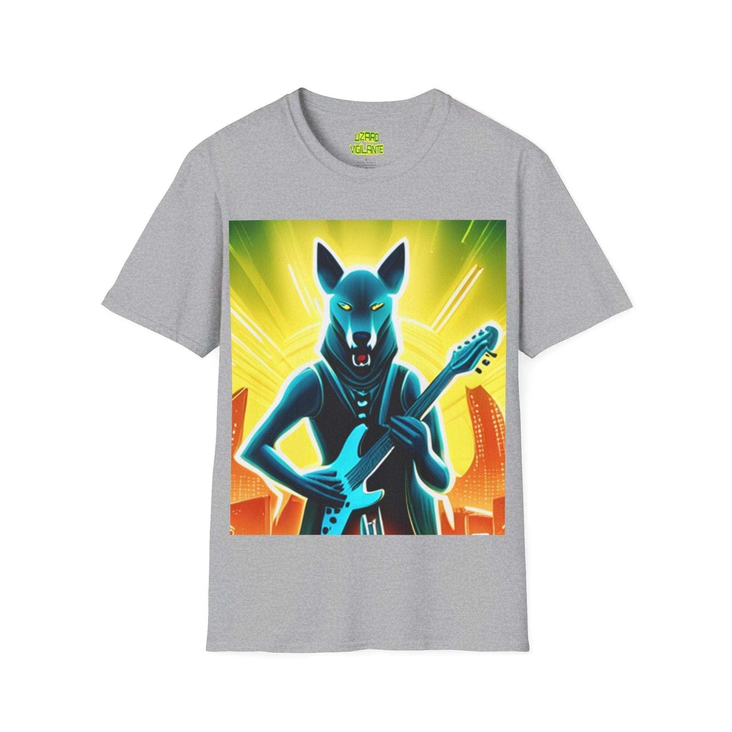 7-String Dog Unisex Softstyle T-Shirt - Lizard Vigilante