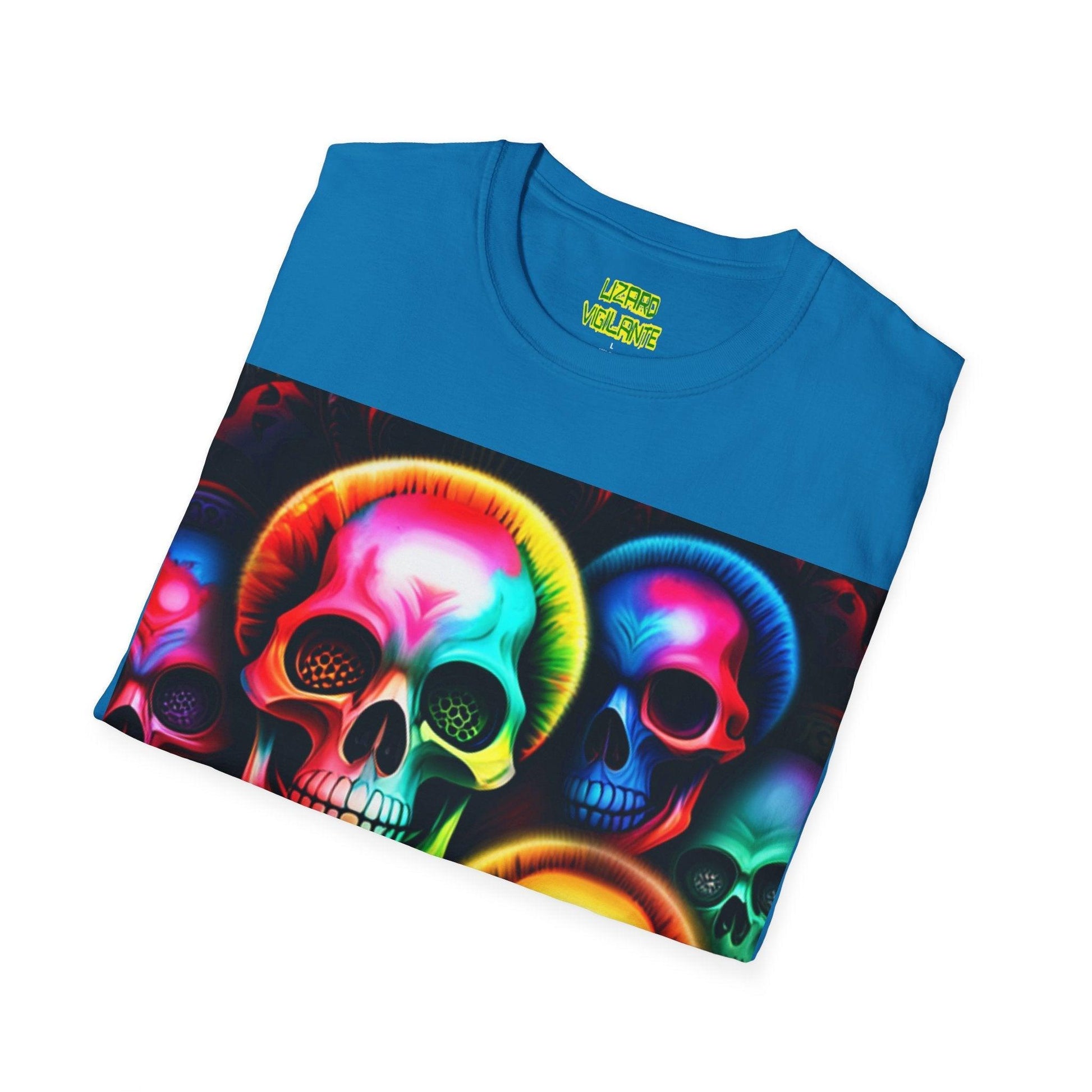 Pile Of Beautiful Skullers Unisex Softstyle T-Shirt - Lizard Vigilante