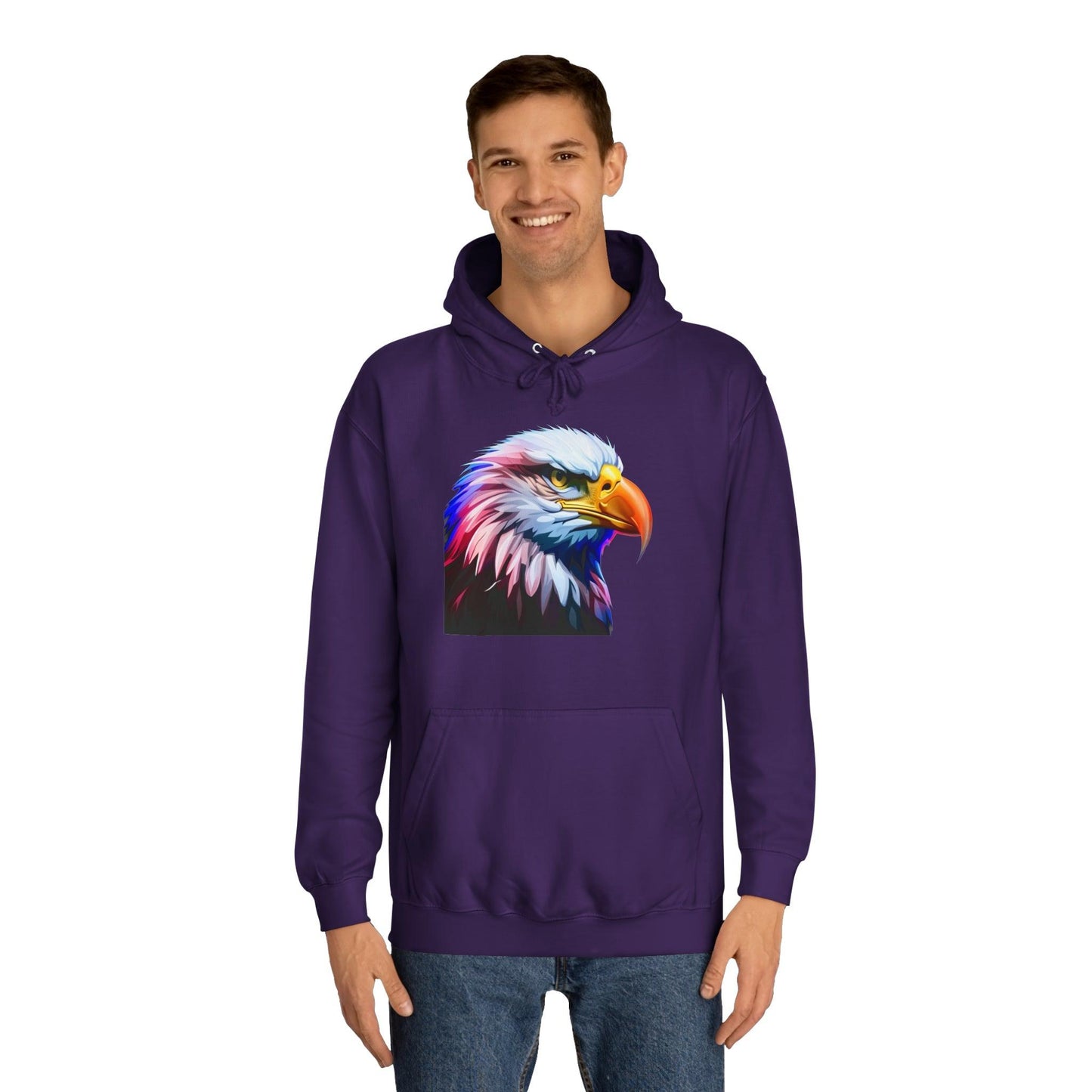 American Profile Unisex College Hoodie - Lizard Vigilante