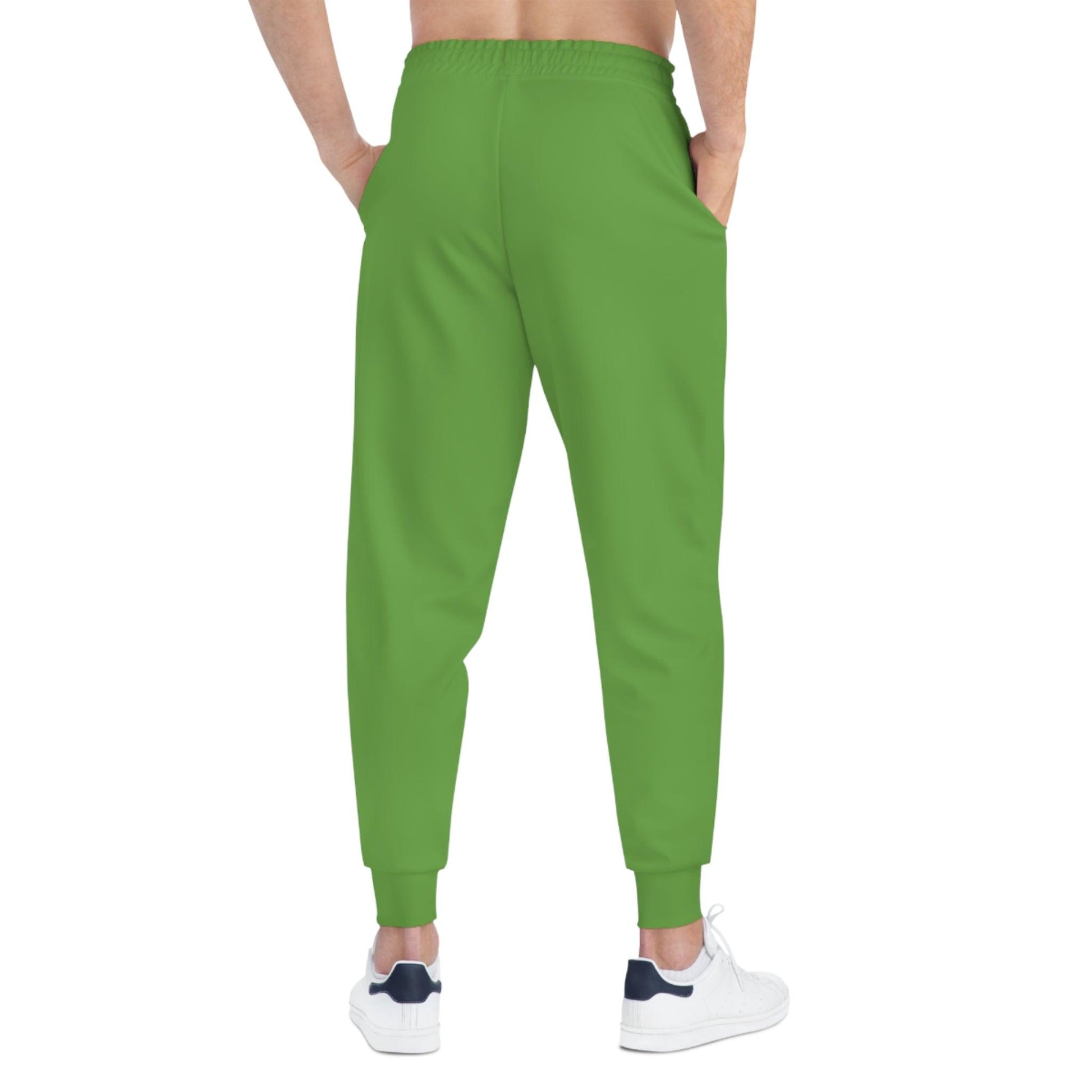 Comfortable Athletic Joggers - Green - Lizard Vigilante