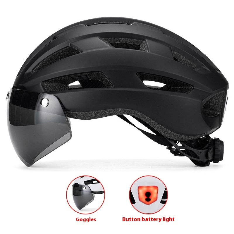 Magnetic Suction Goggles Unisex Mountain Highway Color Changing Cycling Bicycle Helmet